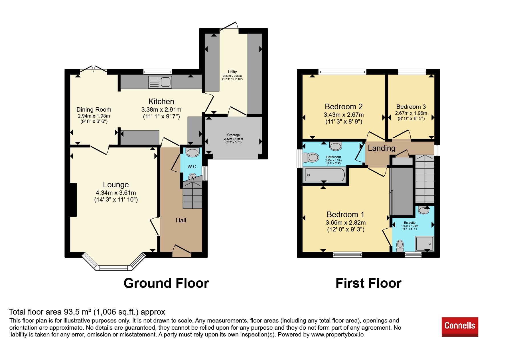 68, Church Farm Road, Bristol floorplan