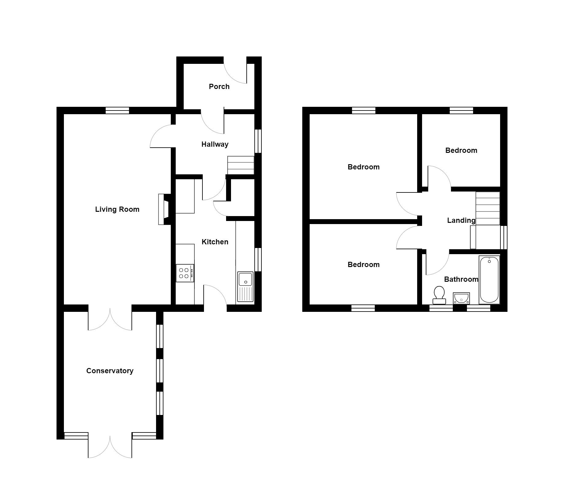 Orchard View, Falfield, WottonUnderEdge GL12, 3 bedroom semidetached