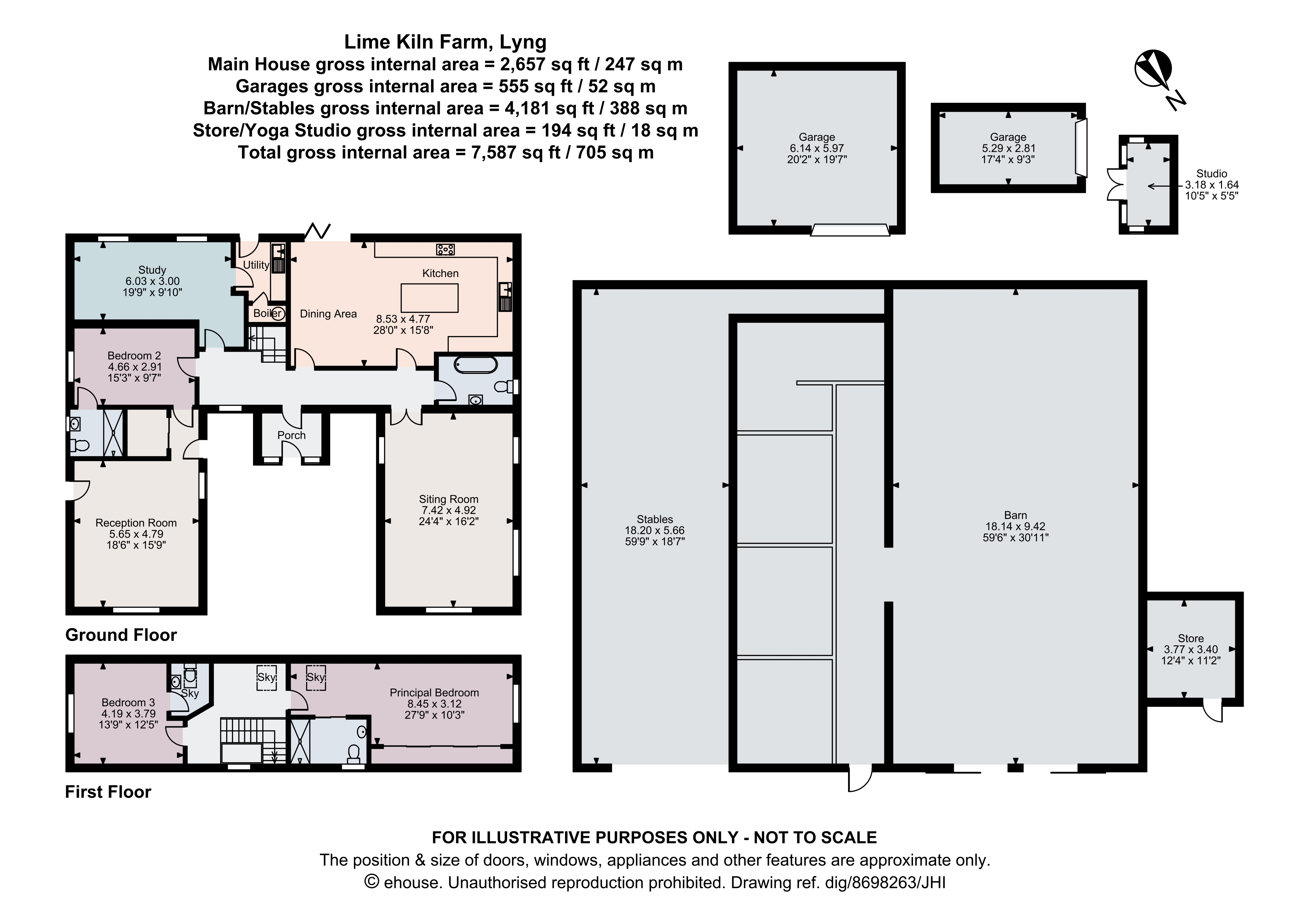 Lime Kiln Farm,, Easthaugh Road, Norwich floorplan