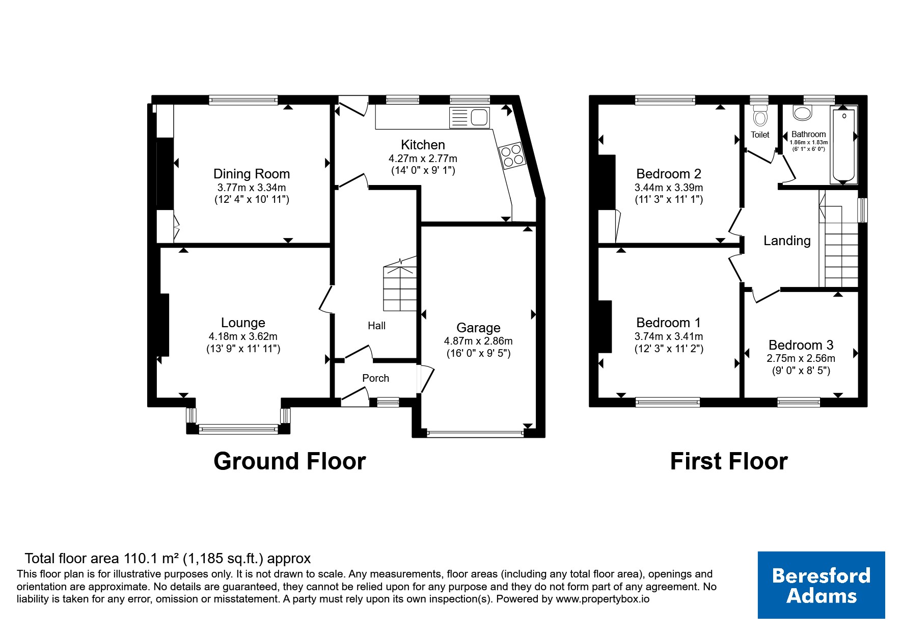33, Heol Dewi, Gwynedd floorplan