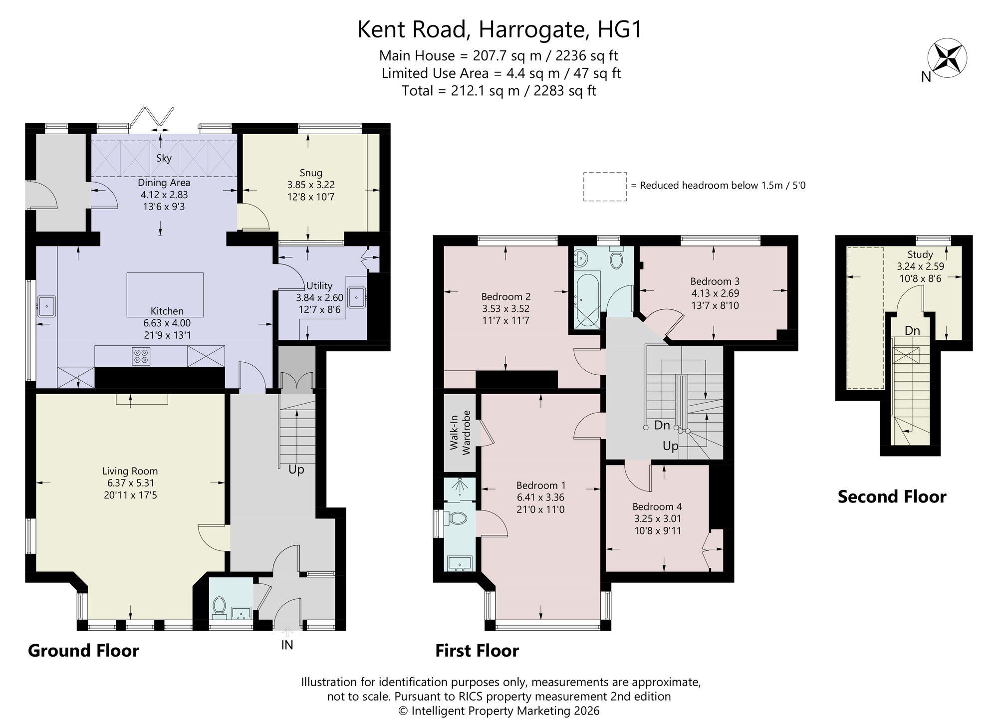 39 Kent Road, Harrogate floorplan
