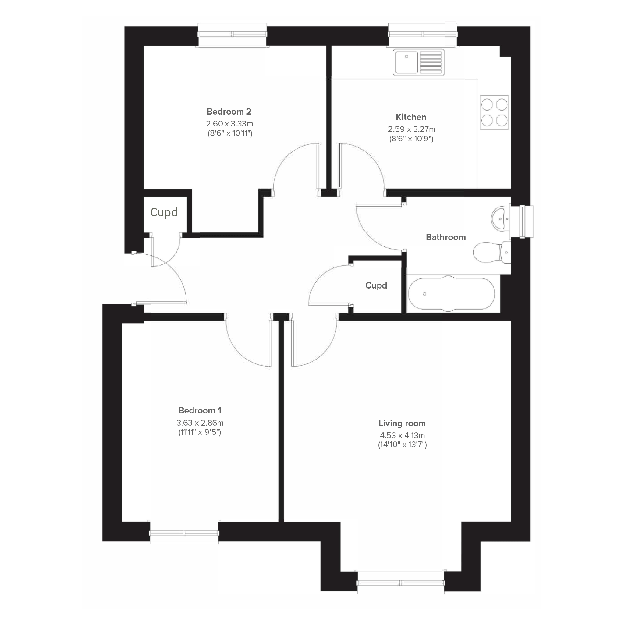 117, Greendykes Road, City Of Edinburgh floorplan