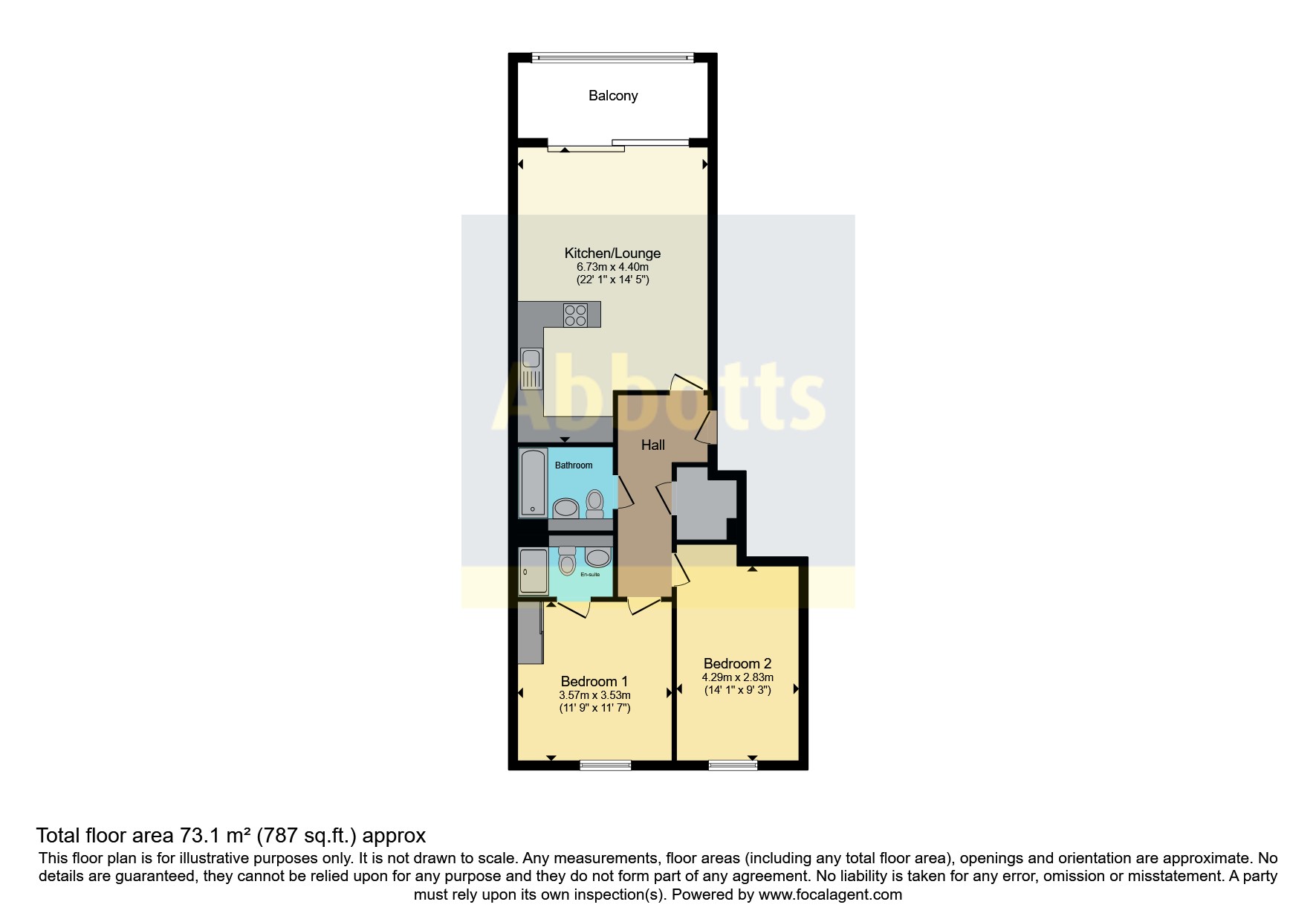 3, Watson Heights, Essex floorplan