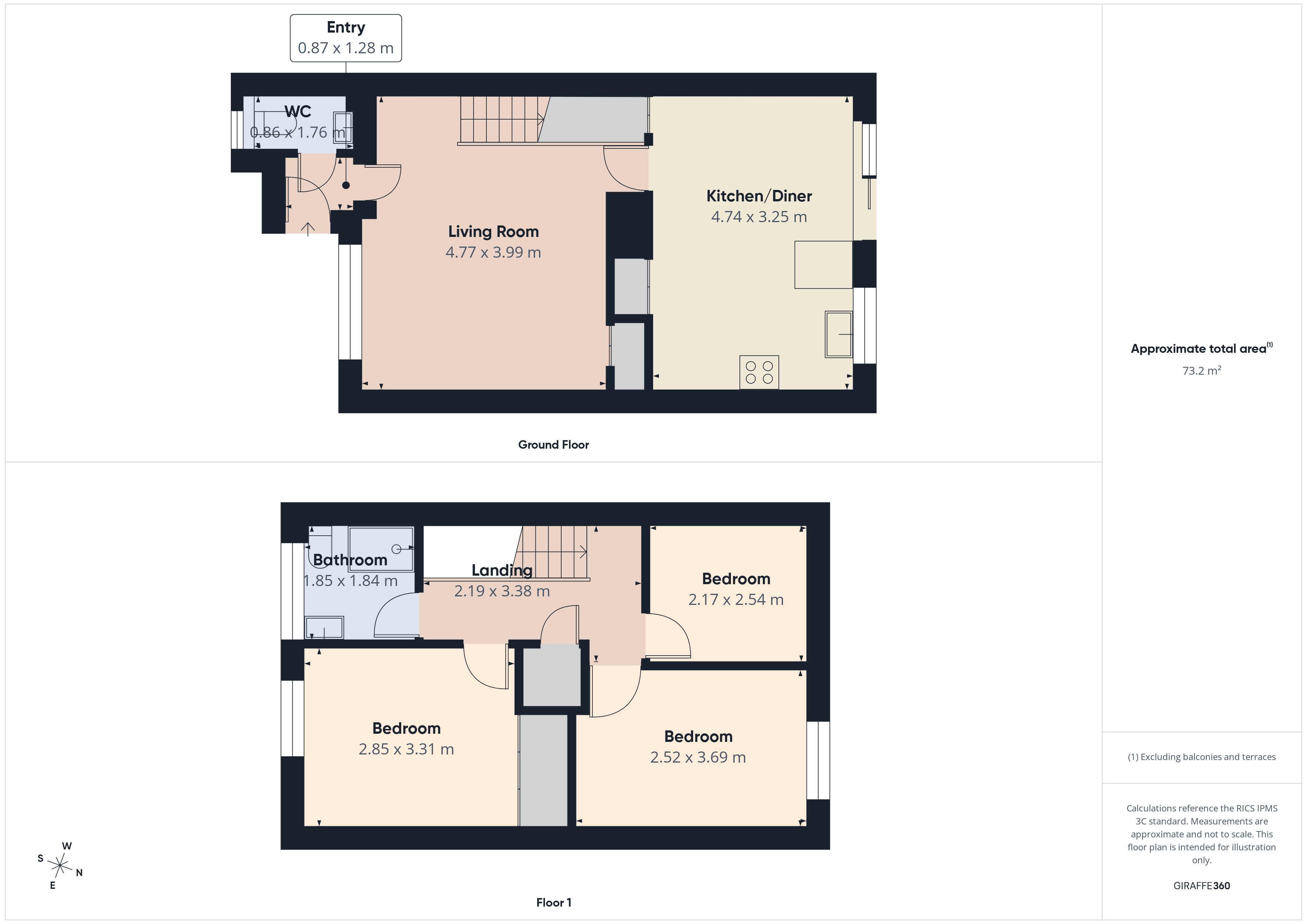 26, Hawksmoor Close, Bristol floorplan