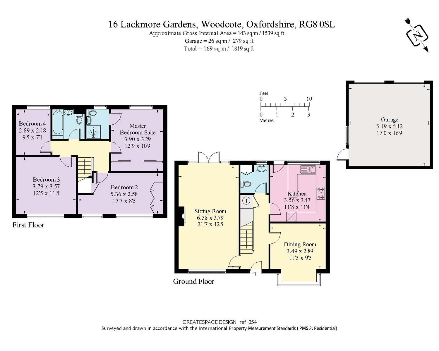 16 Lackmore Gardens, Woodcote floorplan
