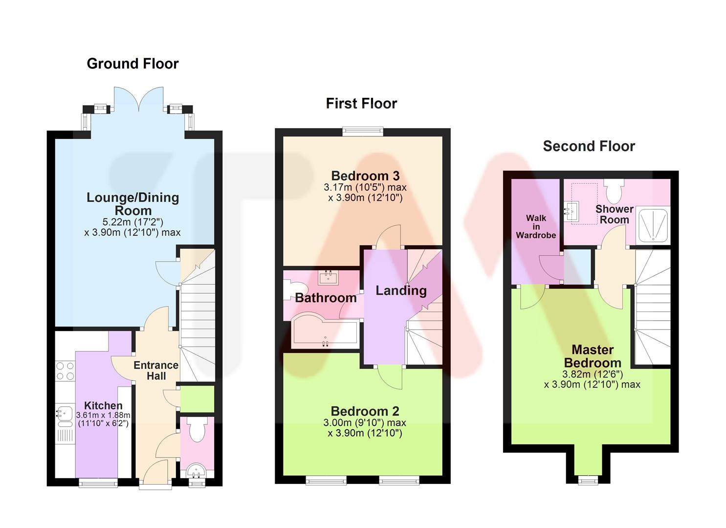 3 Bedrooms Terraced house for sale in Farrier Court, Royston SG8