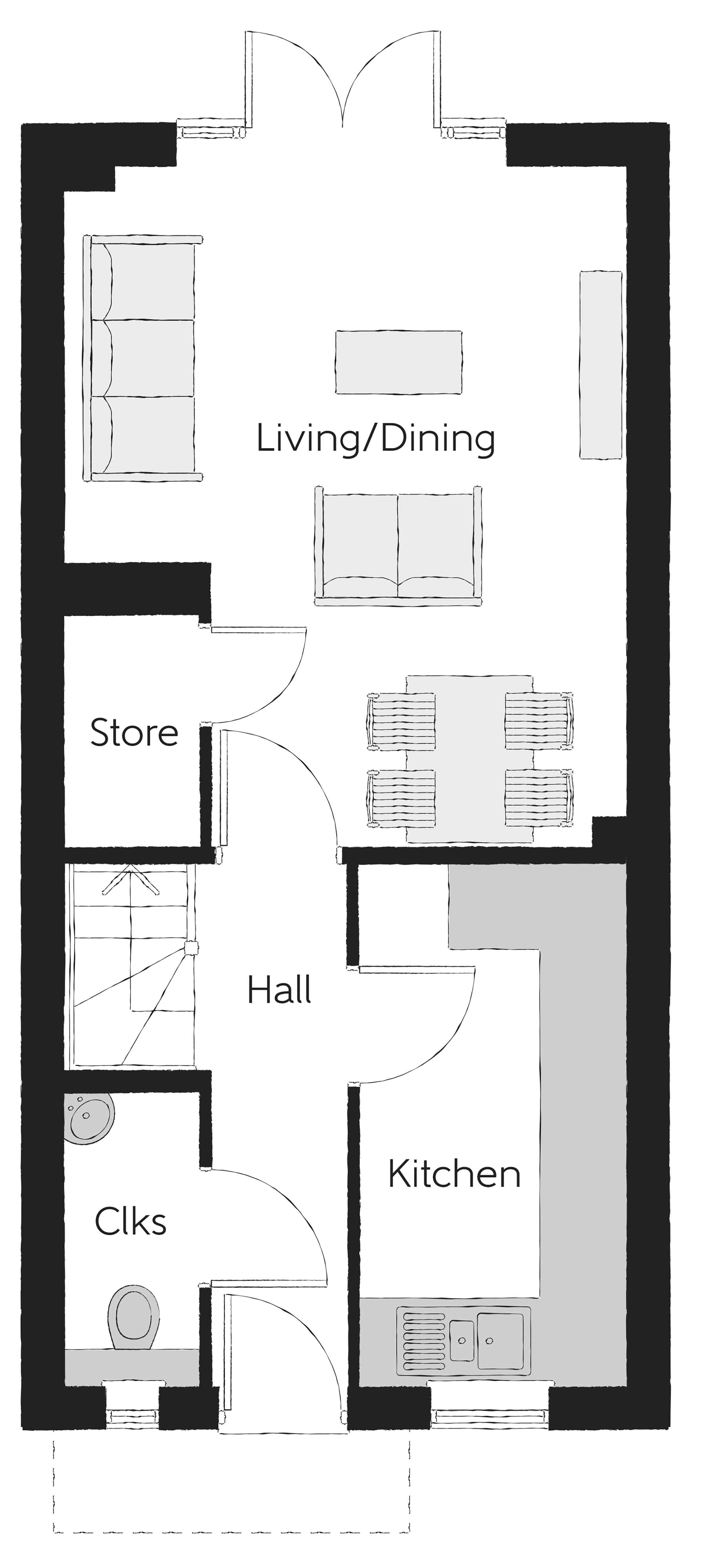 98, North Fields, Sturminster Newton floorplan