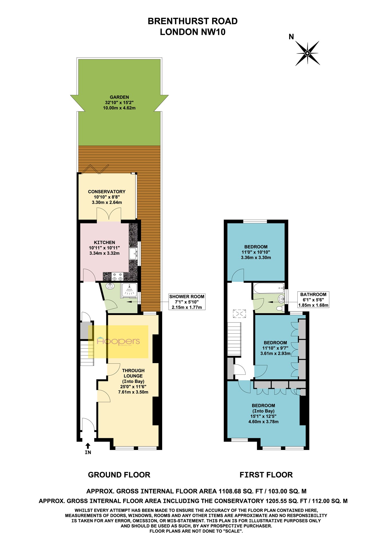 Brenthurst Road, London NW10, 3 bedroom terraced house for sale