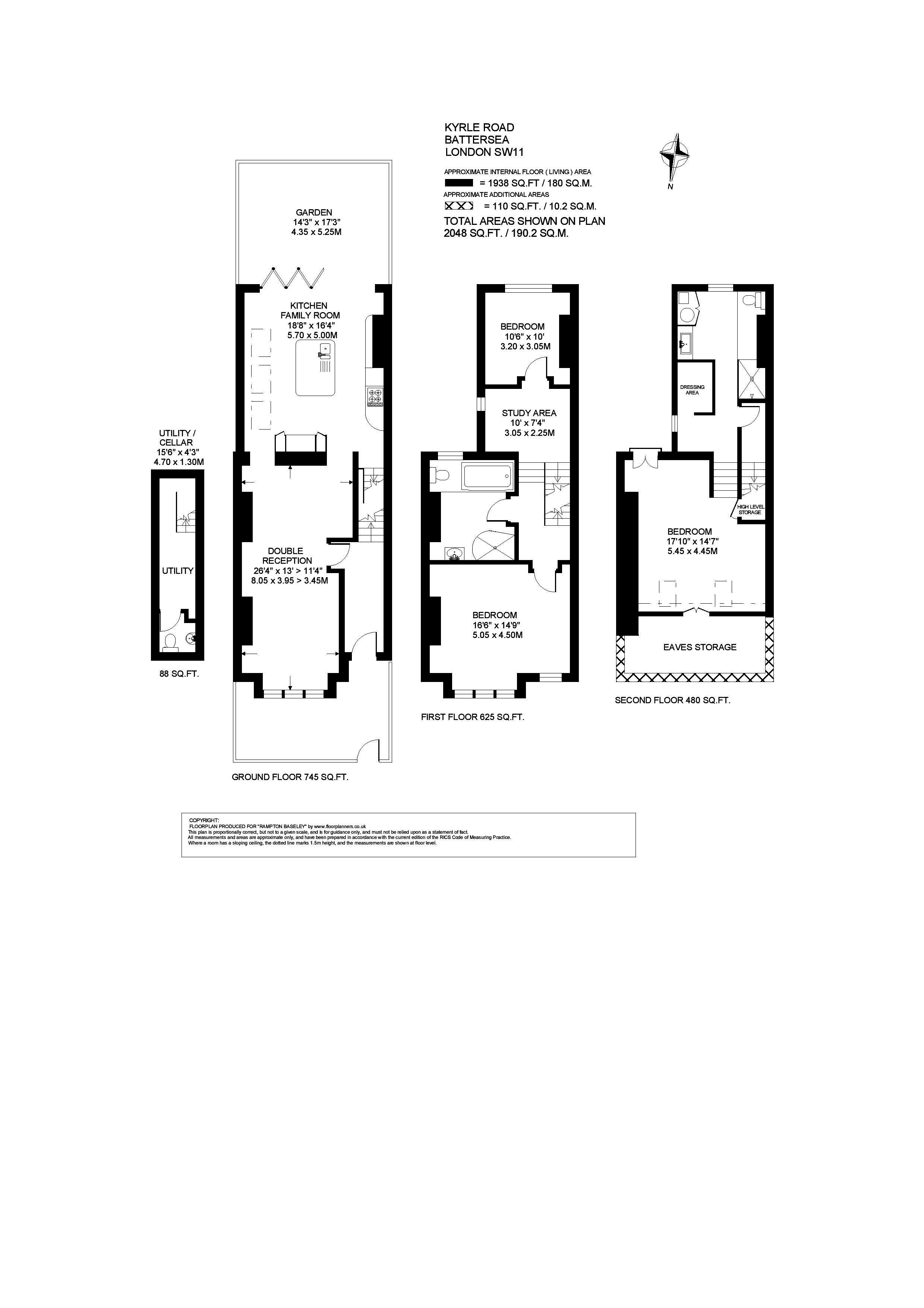 3 Bedrooms Terraced house for sale in Kyrle Road, London SW11