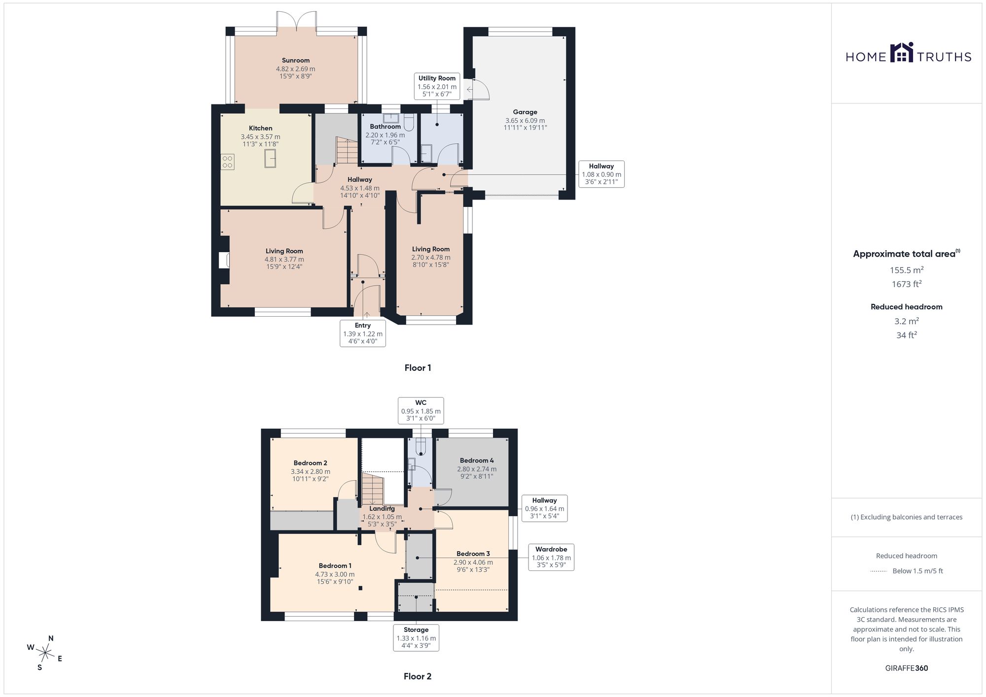 2 Tincklers Lane, Chorley floorplan