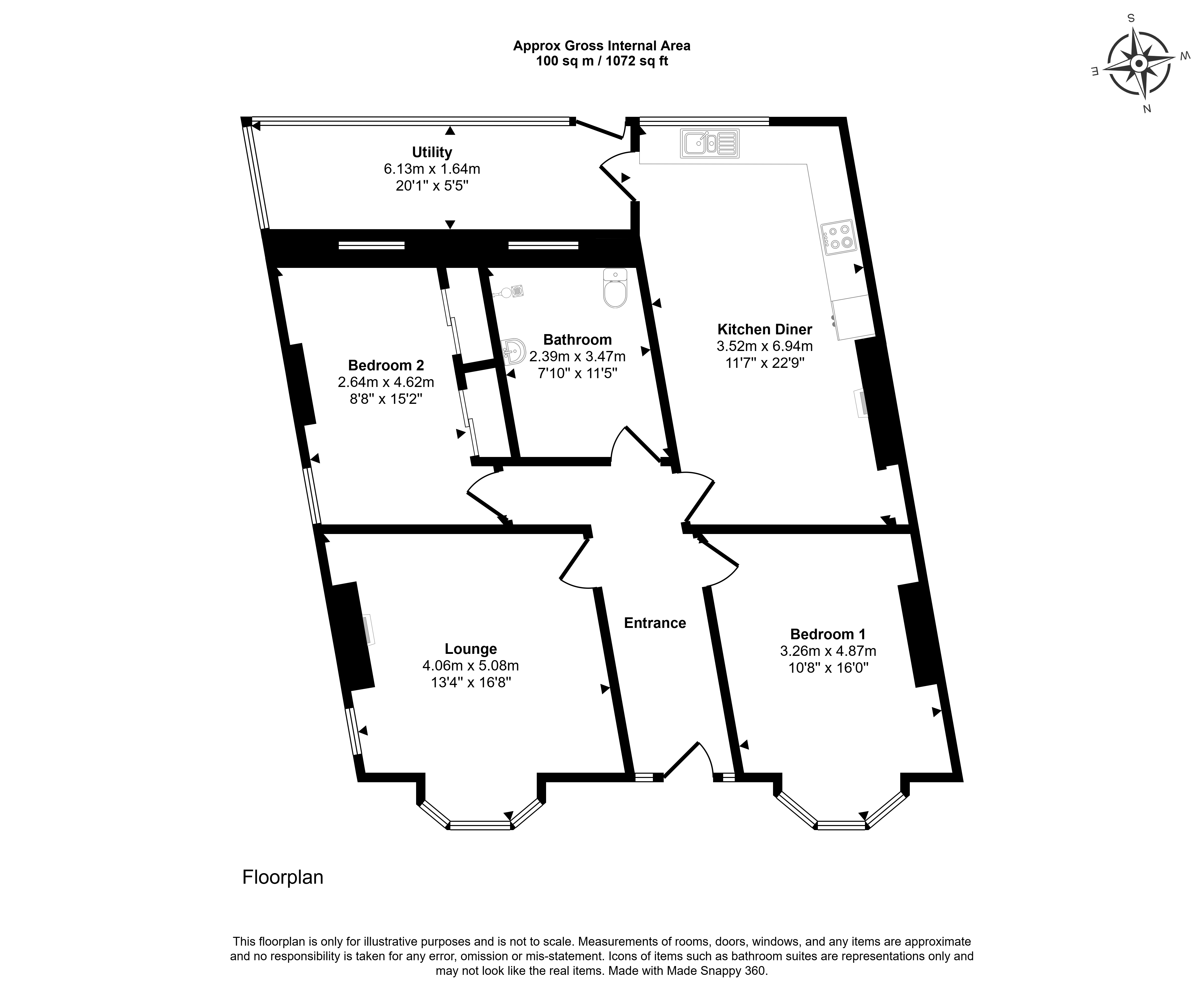 51, Parker Terrace, Ferryhill floorplan