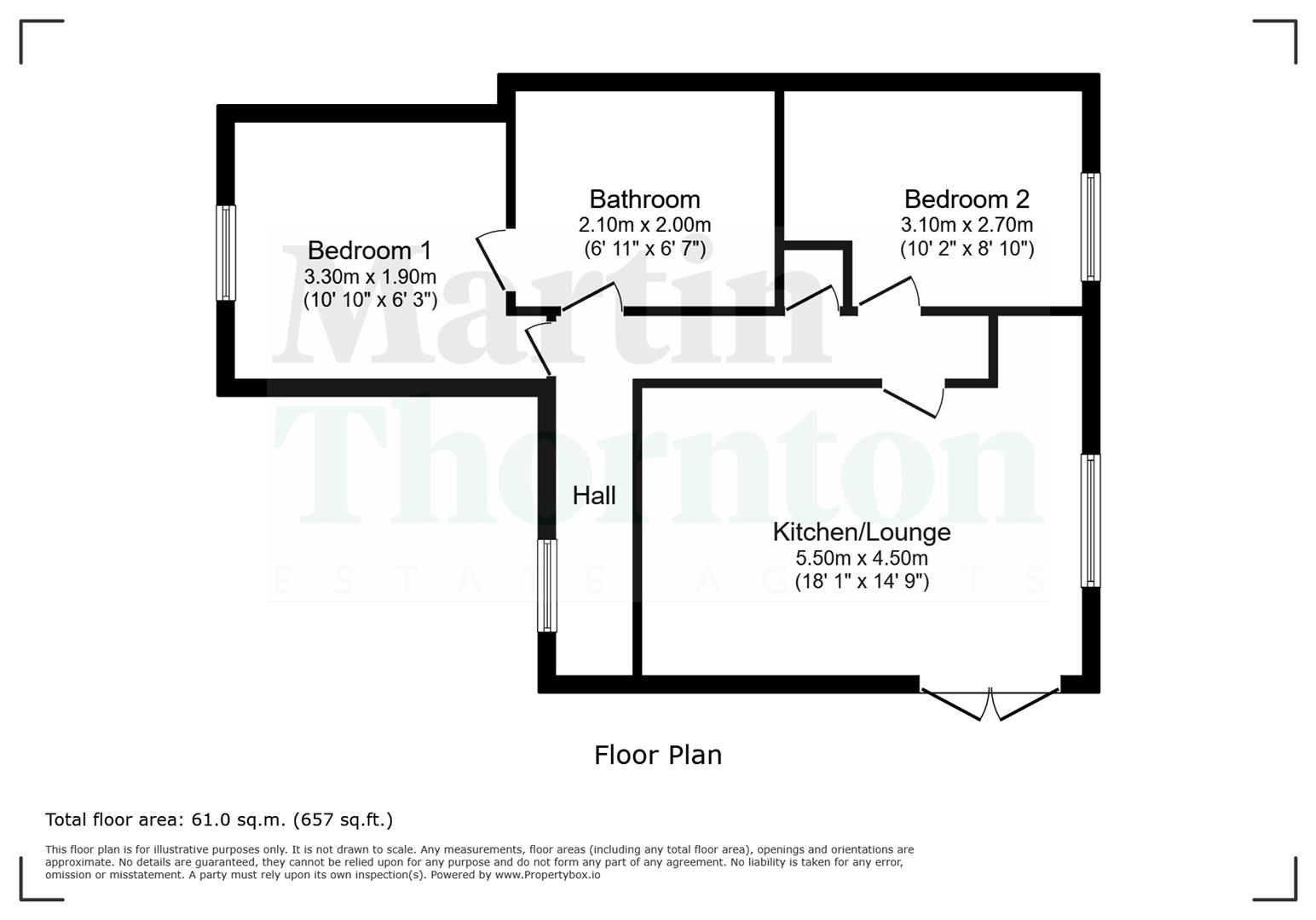 Apartment 13, Lime Tree Court, Grimescar Road, Huddersfield floorplan