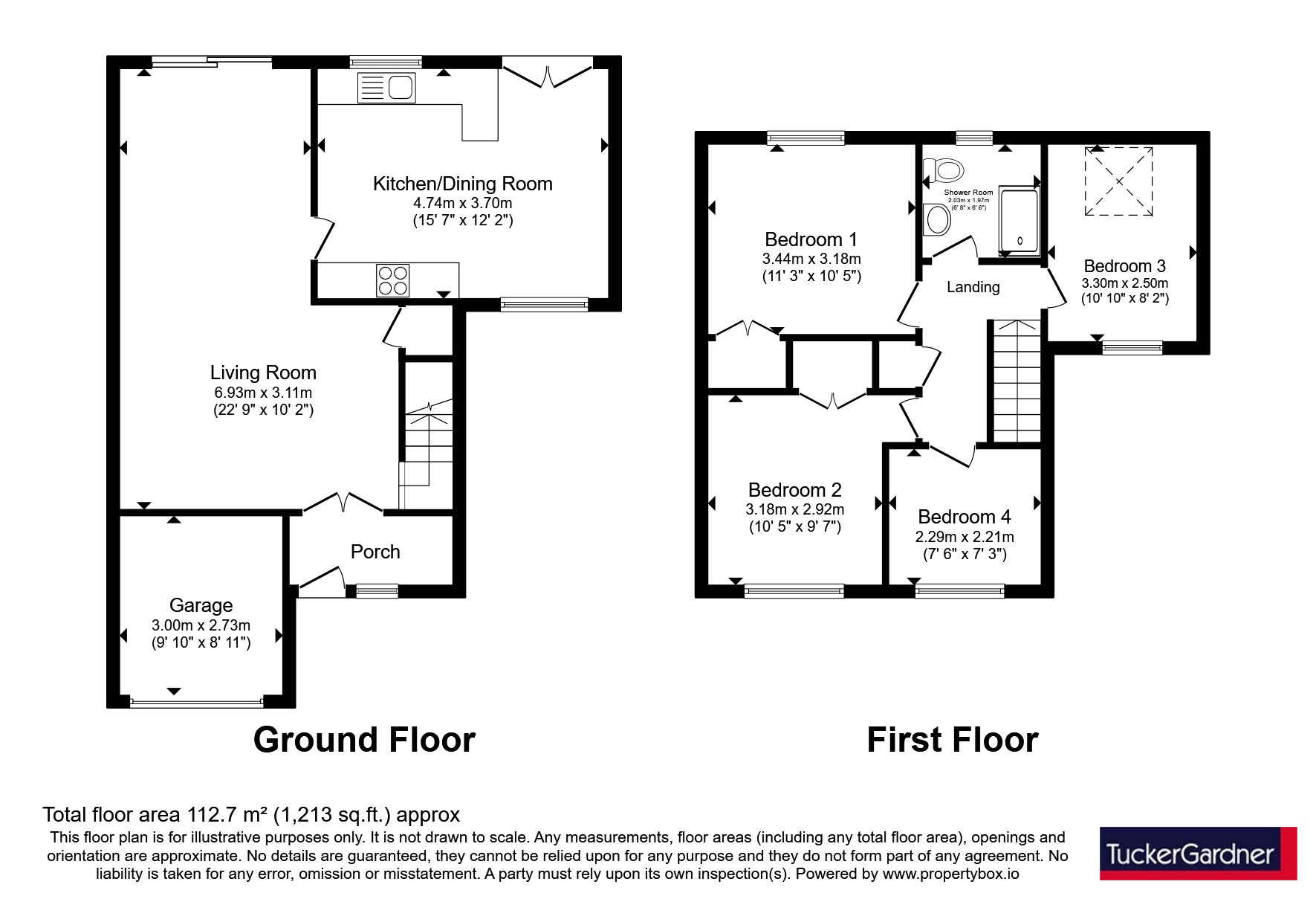 15, Ashmead Drive, Cambridgeshire floorplan