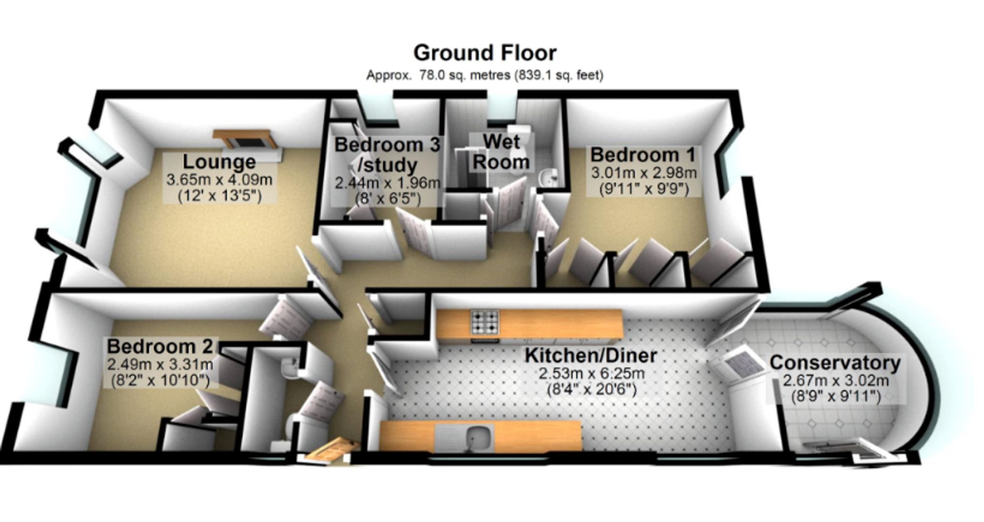 22 Falstone Close, Warrington floorplan