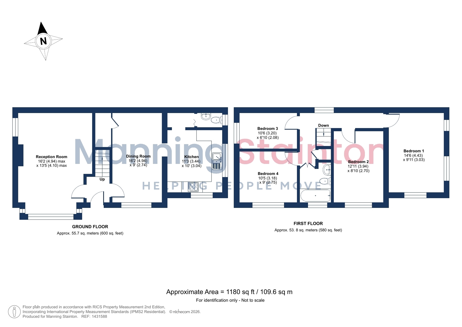 87, The Sycamores, Wakefield floorplan