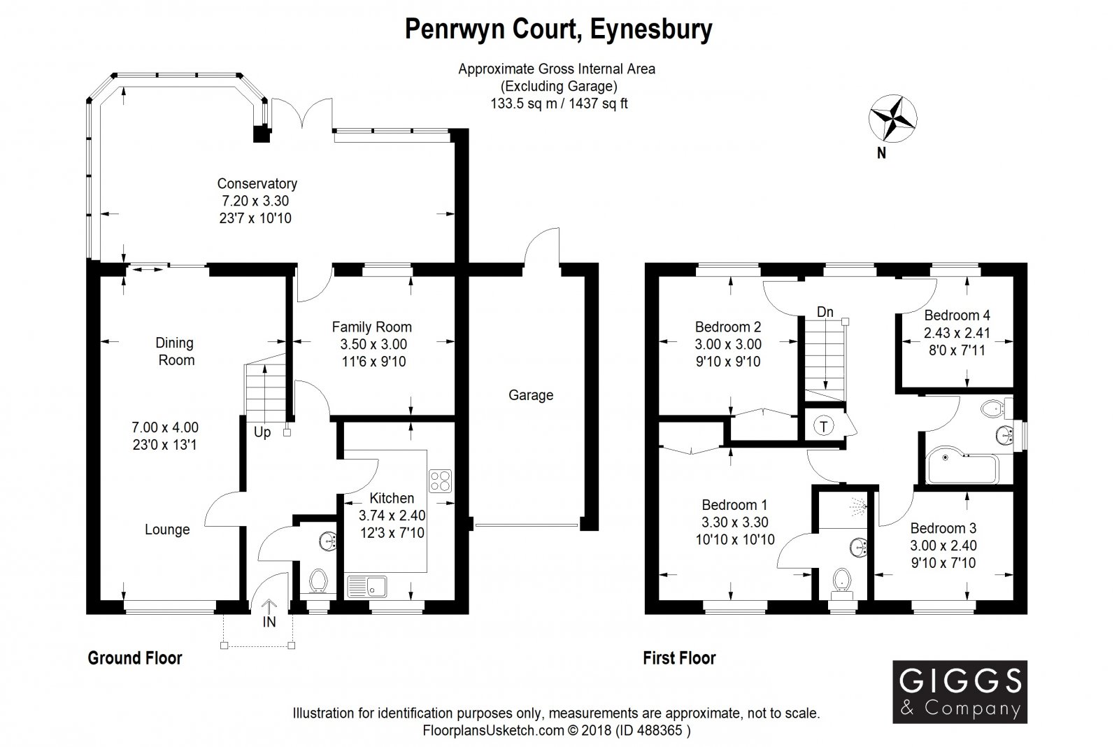 4 Bedrooms Detached house for sale in Penrwyn Court, Eynesbury, St. Neots, Cambridgeshire PE19