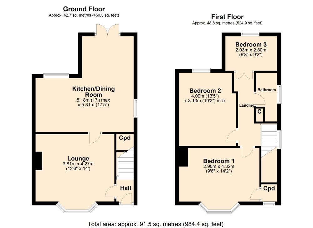 Brington Road, Long Buckby, Northampton NN6, 3 bedroom property for