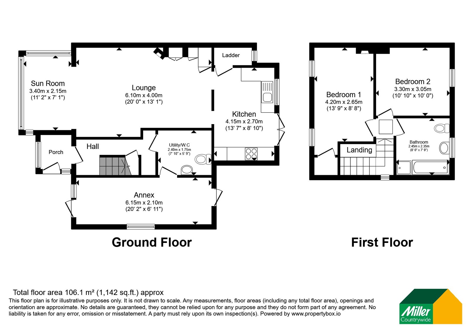10, Trewithan Terrace, Helston floorplan