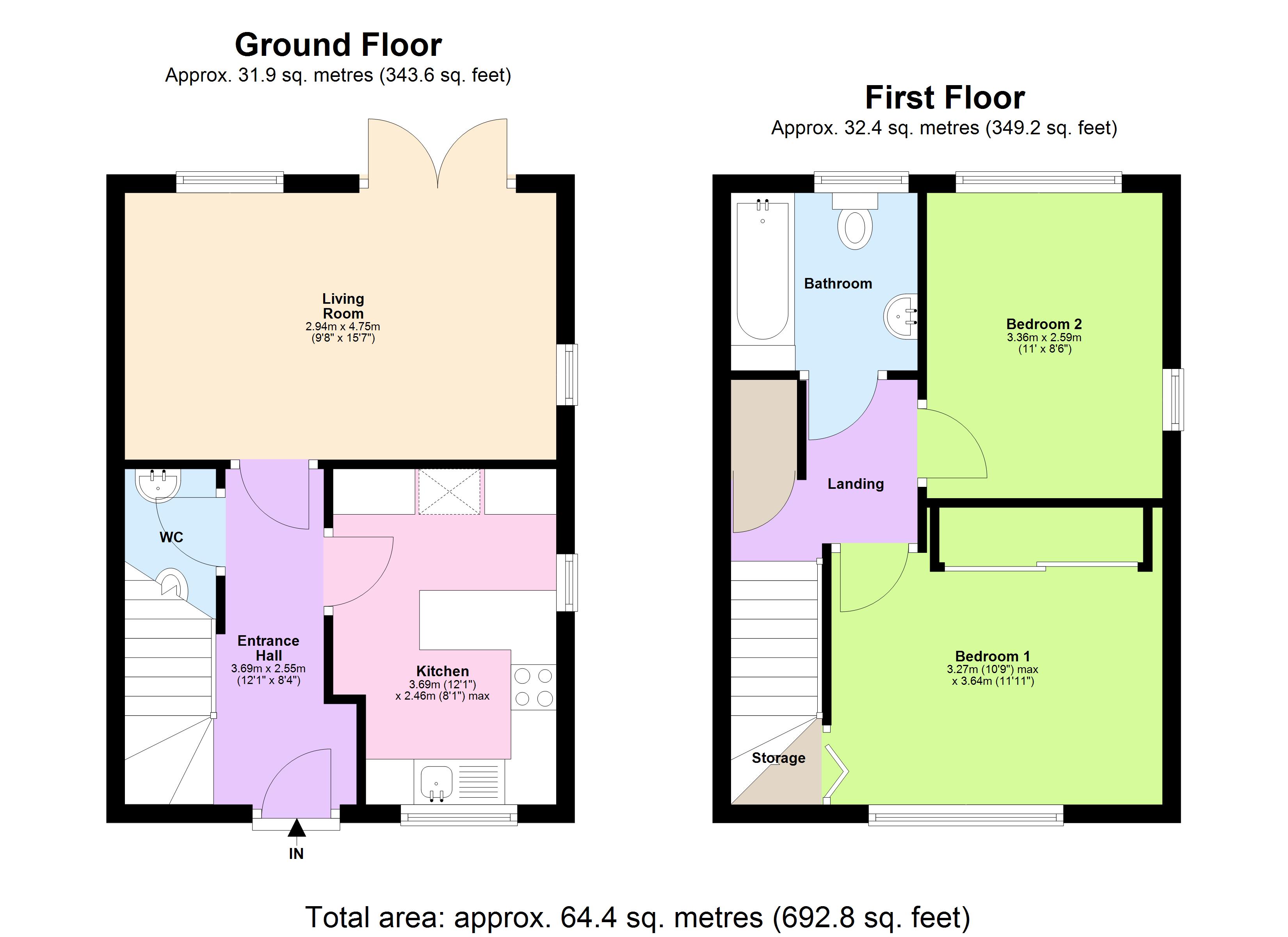 21, Orchid Drive, Hertfordshire floorplan
