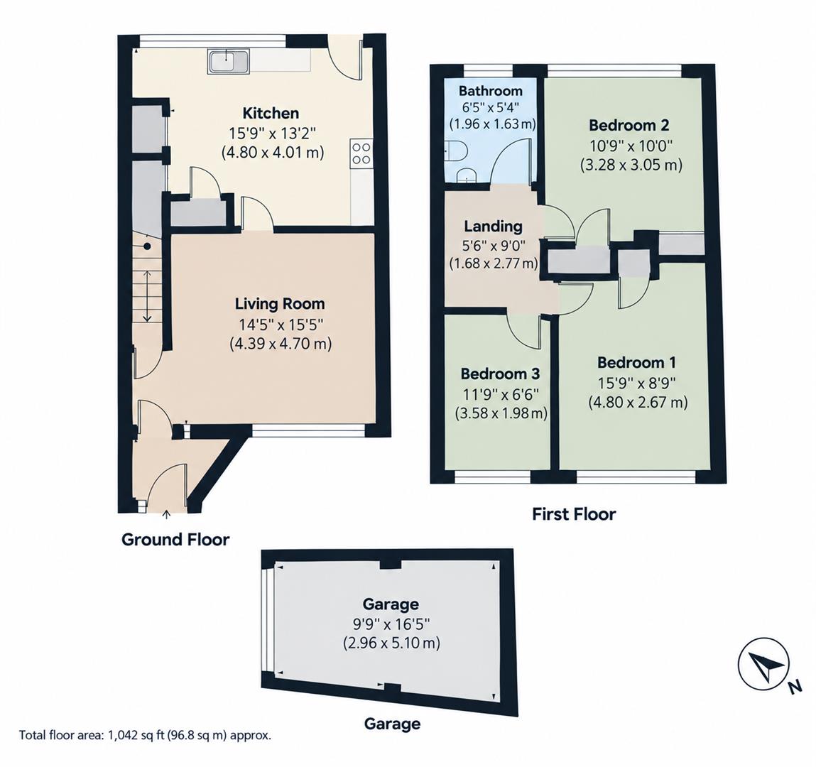 43, Diamond Close, Ipswich floorplan