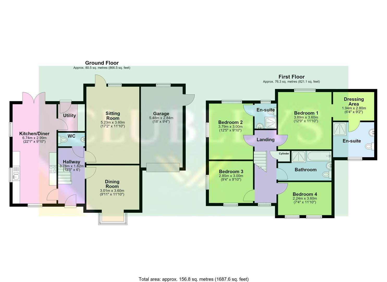 Oakdale House, 5 Lister Gardens, Market Weighton floorplan