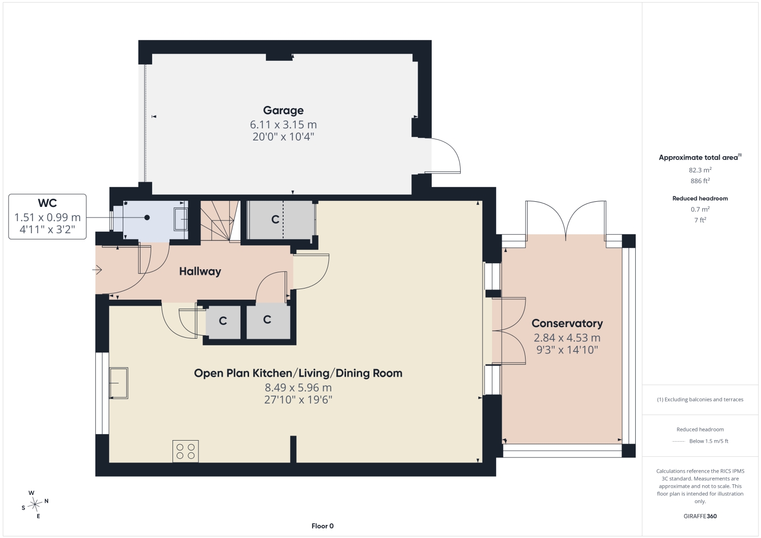 12, Martins Way Hardwick, Cambridge floorplan