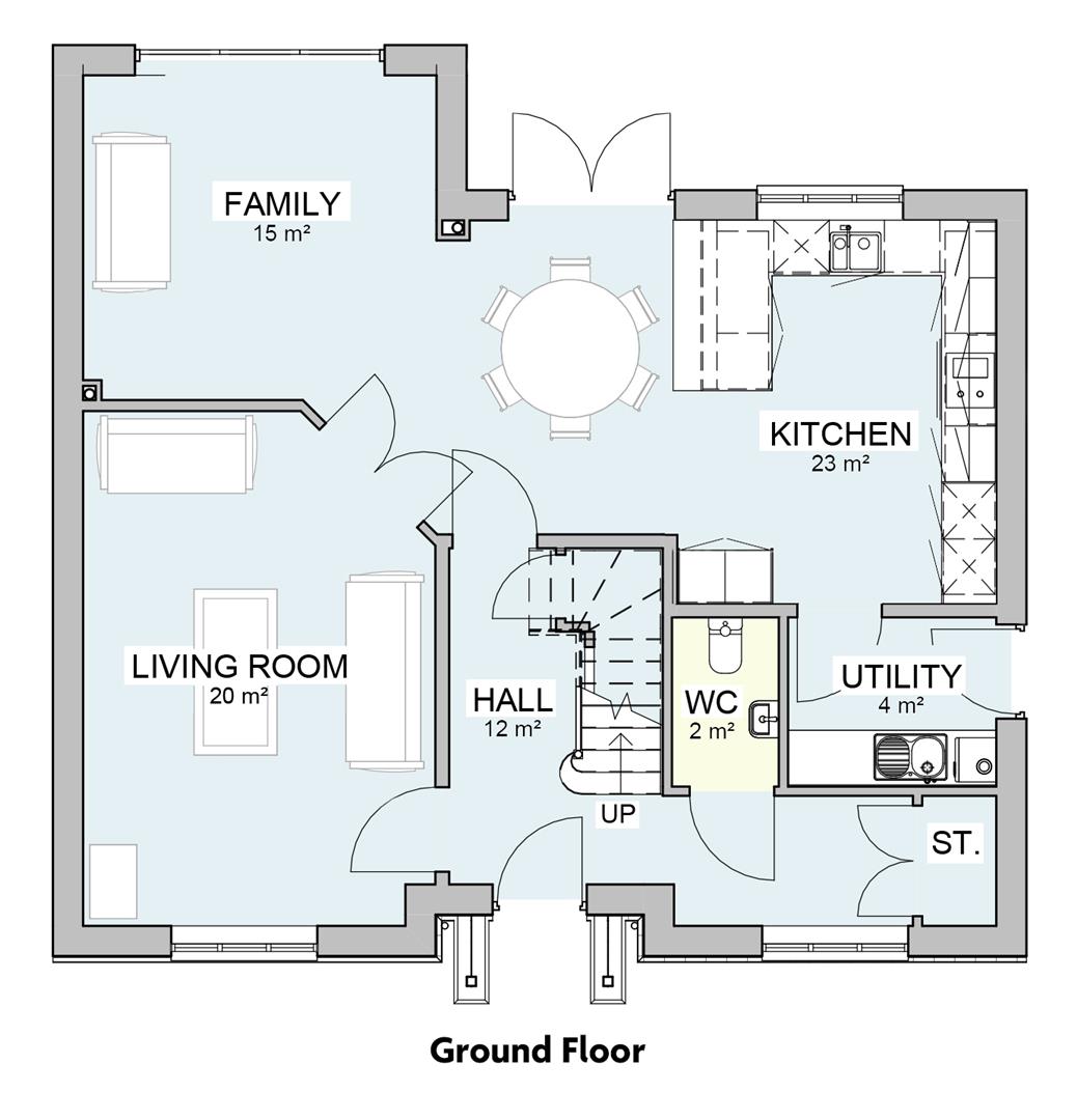 Plot 20, 40 Pearsons Wood View, Alfreton floorplan