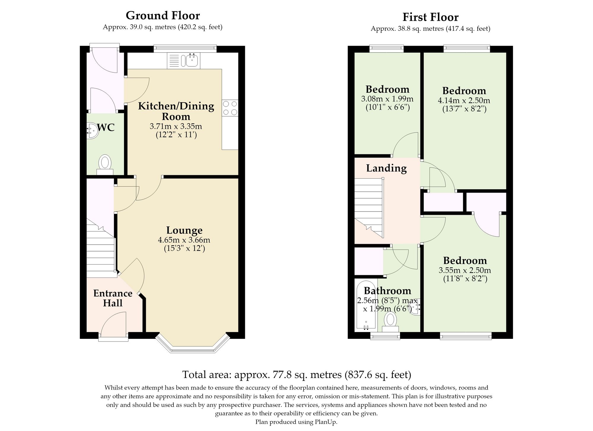 6, Arnold Pitcher Close, NORTH WALSHAM floorplan