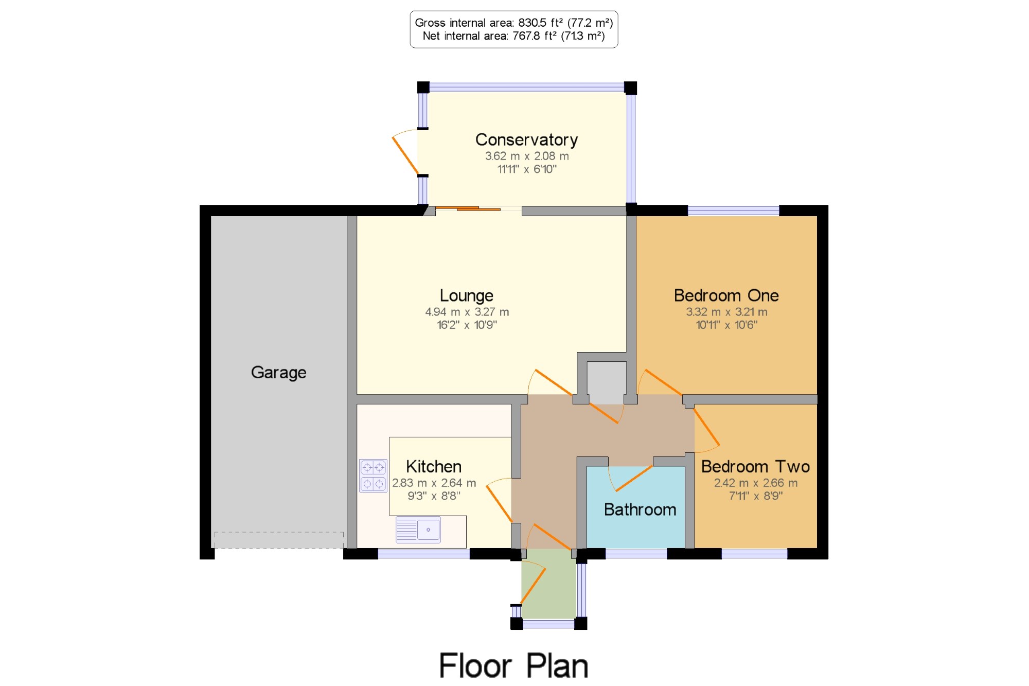 2 Bedrooms Bungalow for sale in Oban Grove, Fearnhead, Warrington, Cheshire WA2