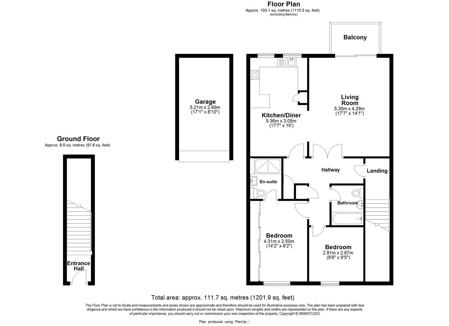 34 Birklands Park, London Road, St. Albans floorplan