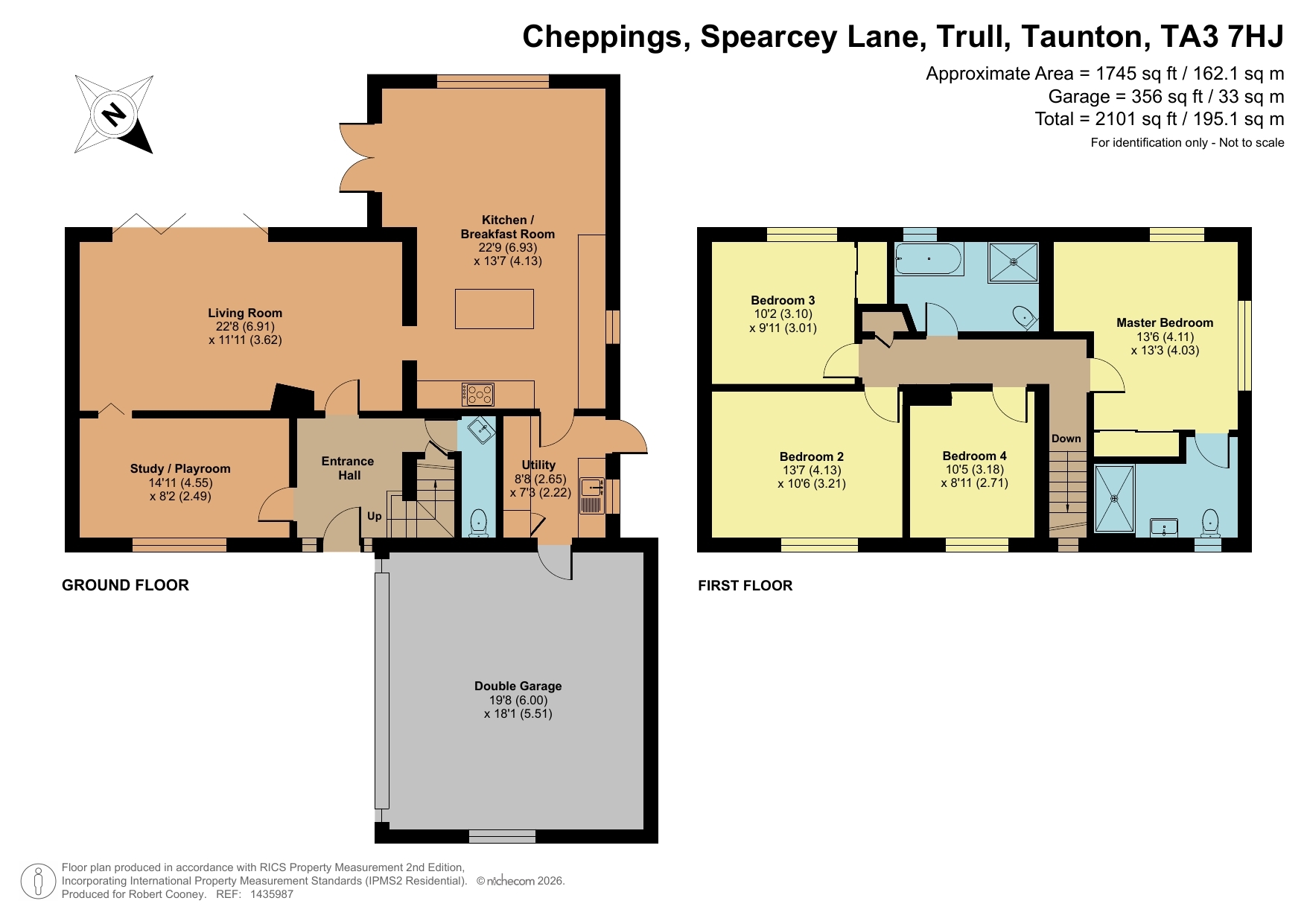 Cheppings, Spearcey Lane, Taunton floorplan