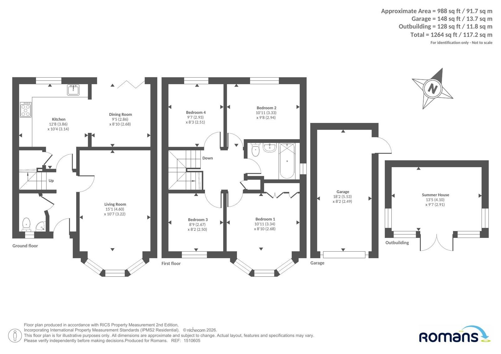 39, Buccaneer Close, Reading floorplan