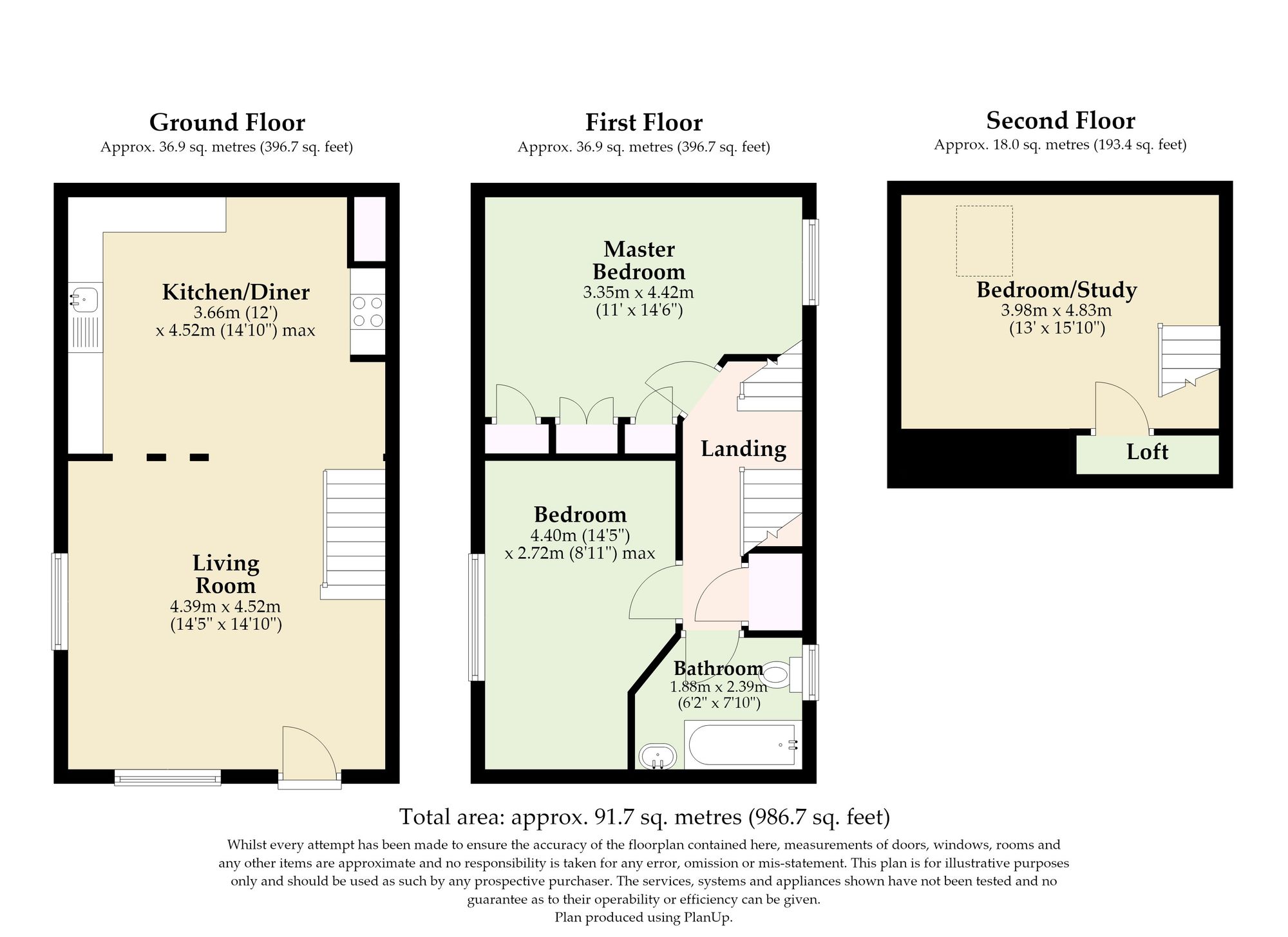 17a Broad Street, Harleston floorplan