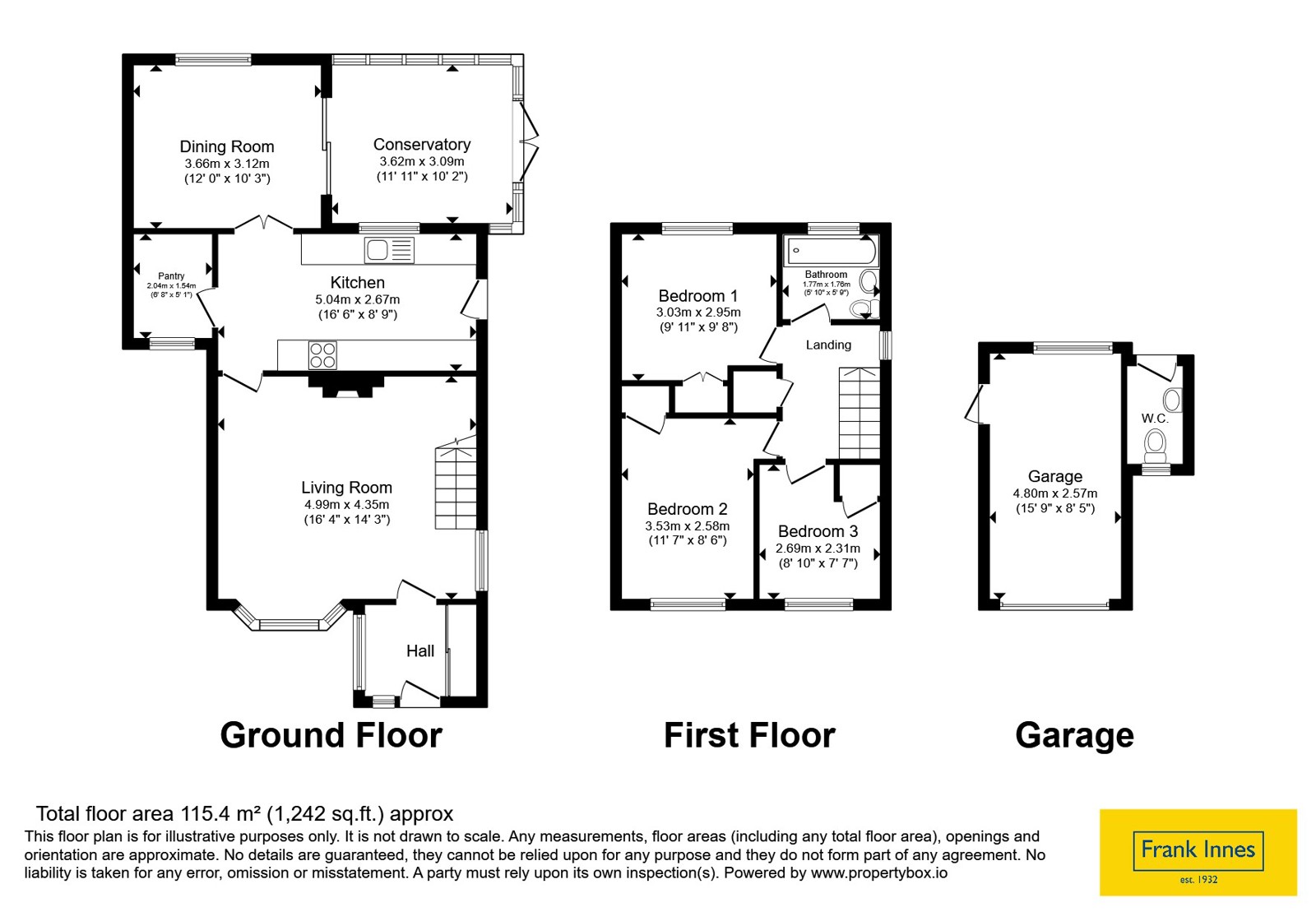 50, Gibson Road, Loughborough floorplan