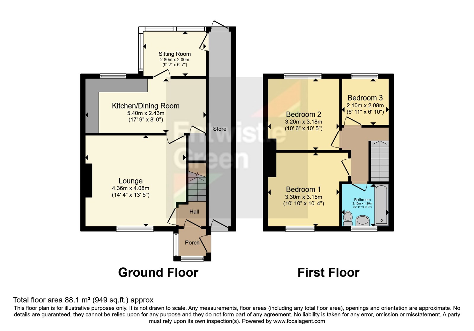 27, Dobb Brow Road, Bolton floorplan