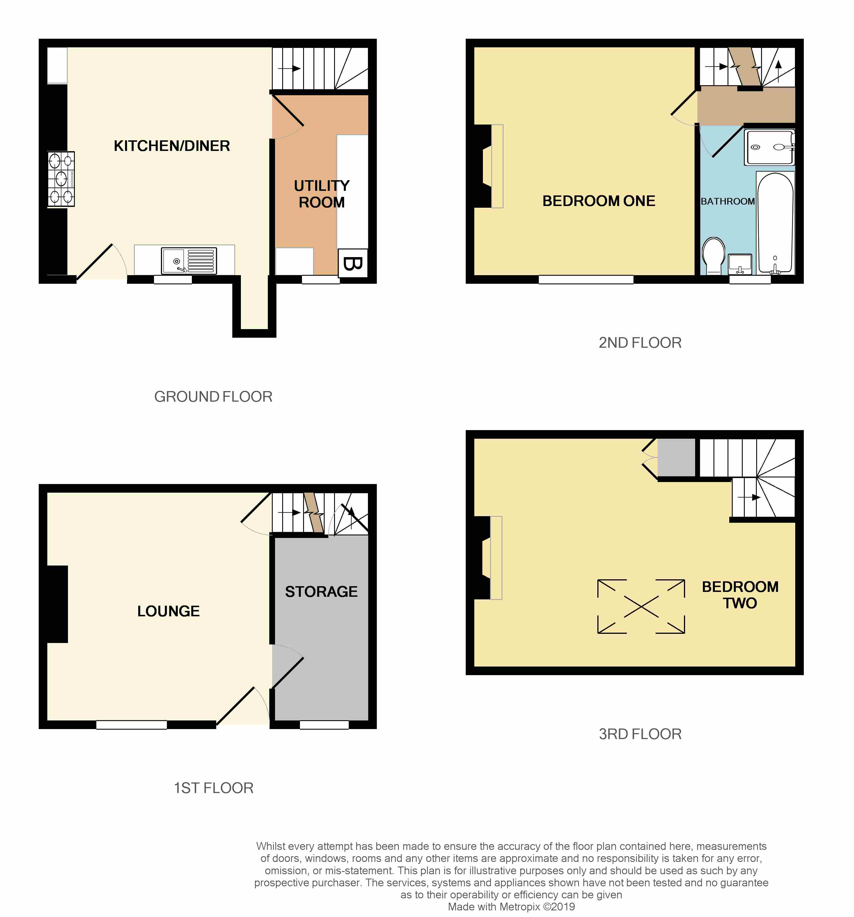 2 Bedrooms Terraced house for sale in Pasture View, Armley, Leeds LS12