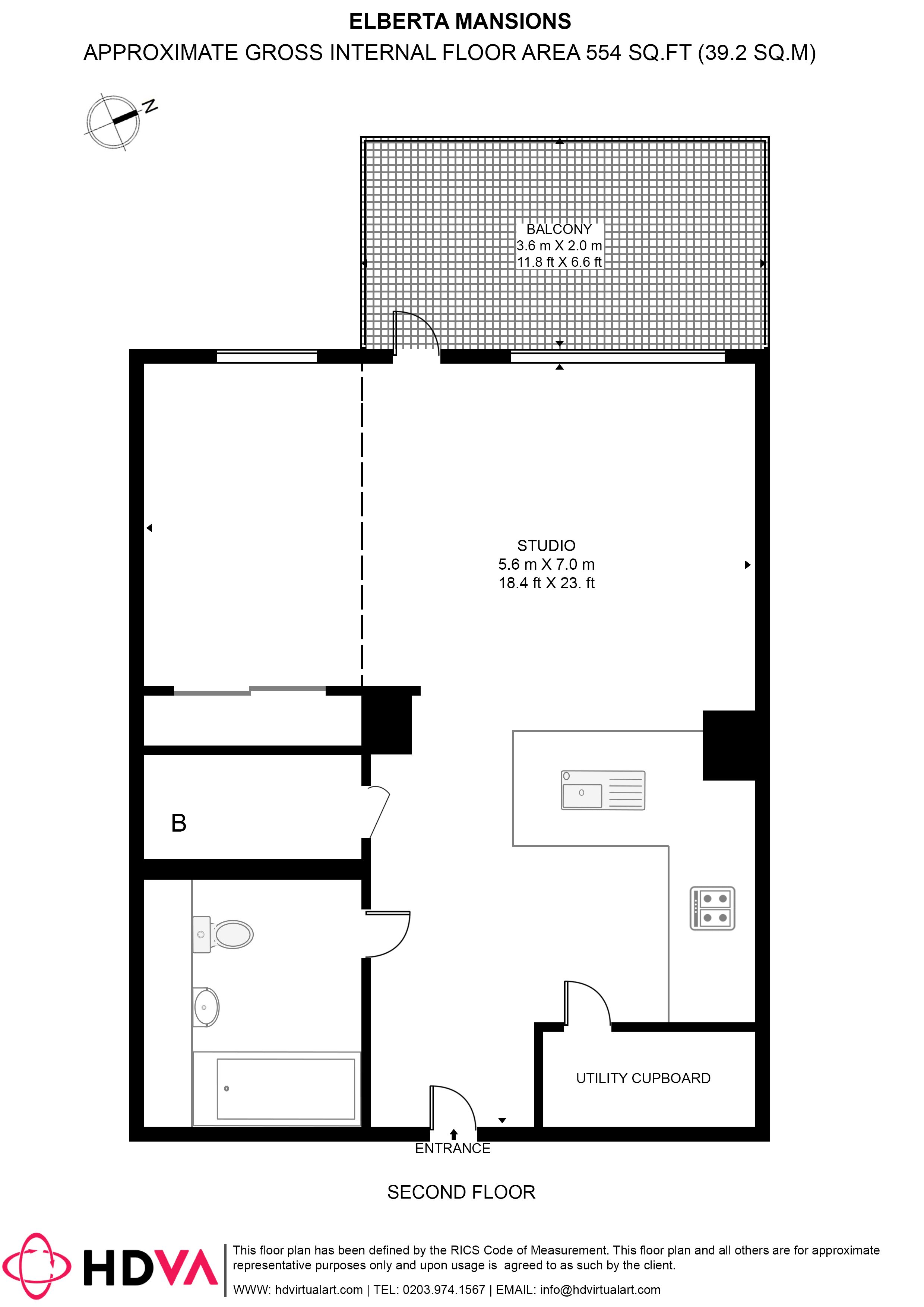 Flat 21, Braeburn Mansions, 5, Mary Neuner Road, London floorplan