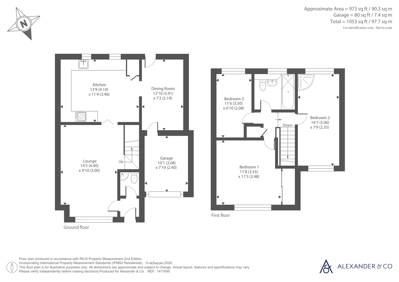 19, Puffin Way, Buckinghamshire floorplan