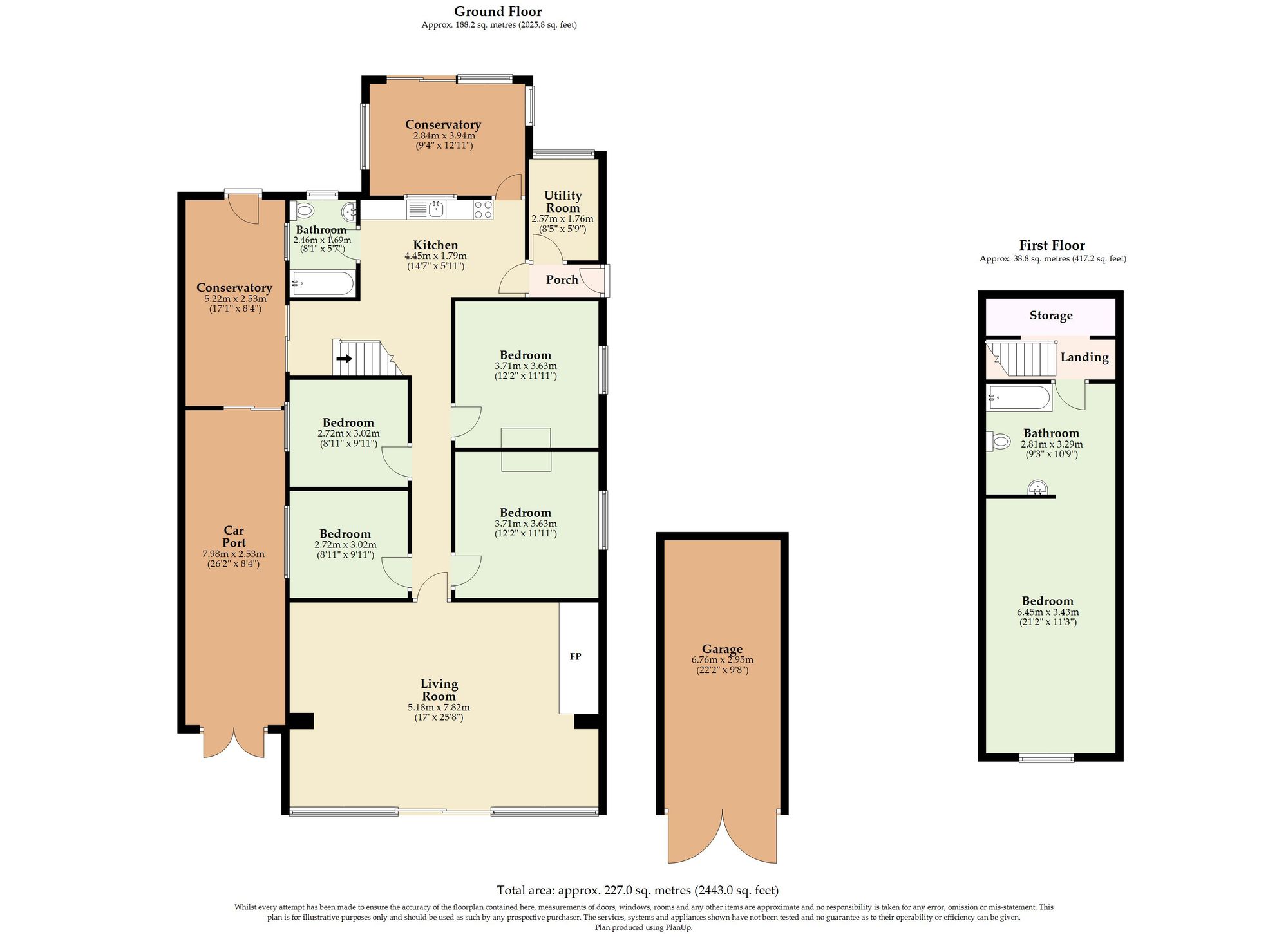 3 The Esplanade, Great Yarmouth floorplan