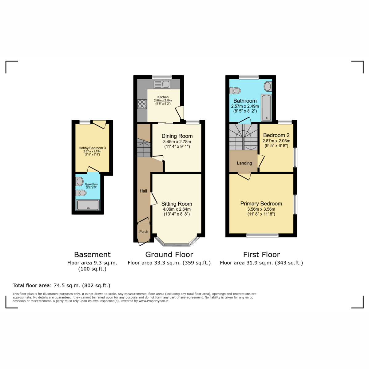 208, Park Road, Cowes floorplan