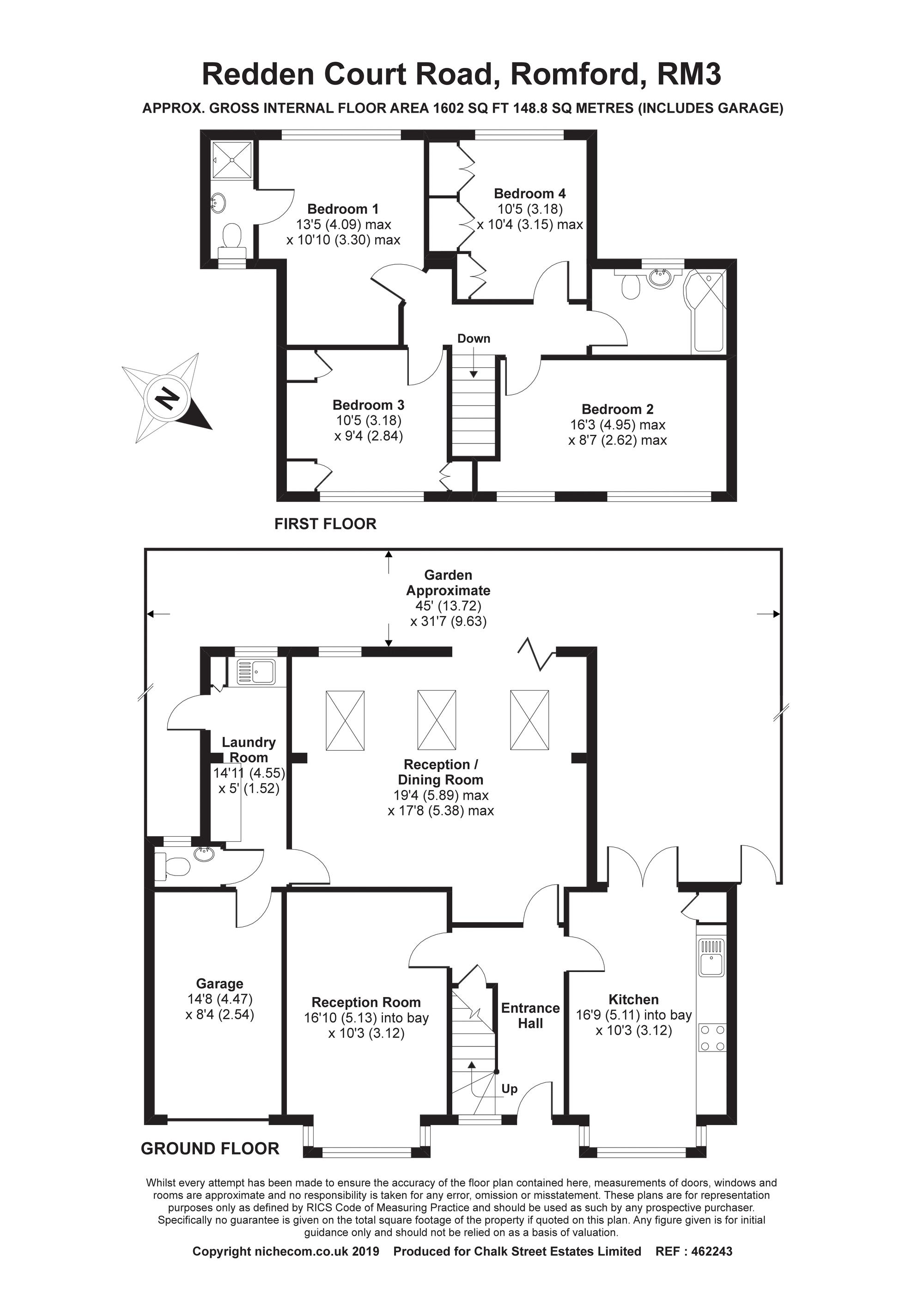 4 Bedrooms Detached house for sale in Redden Court Road, Harold Wood RM3