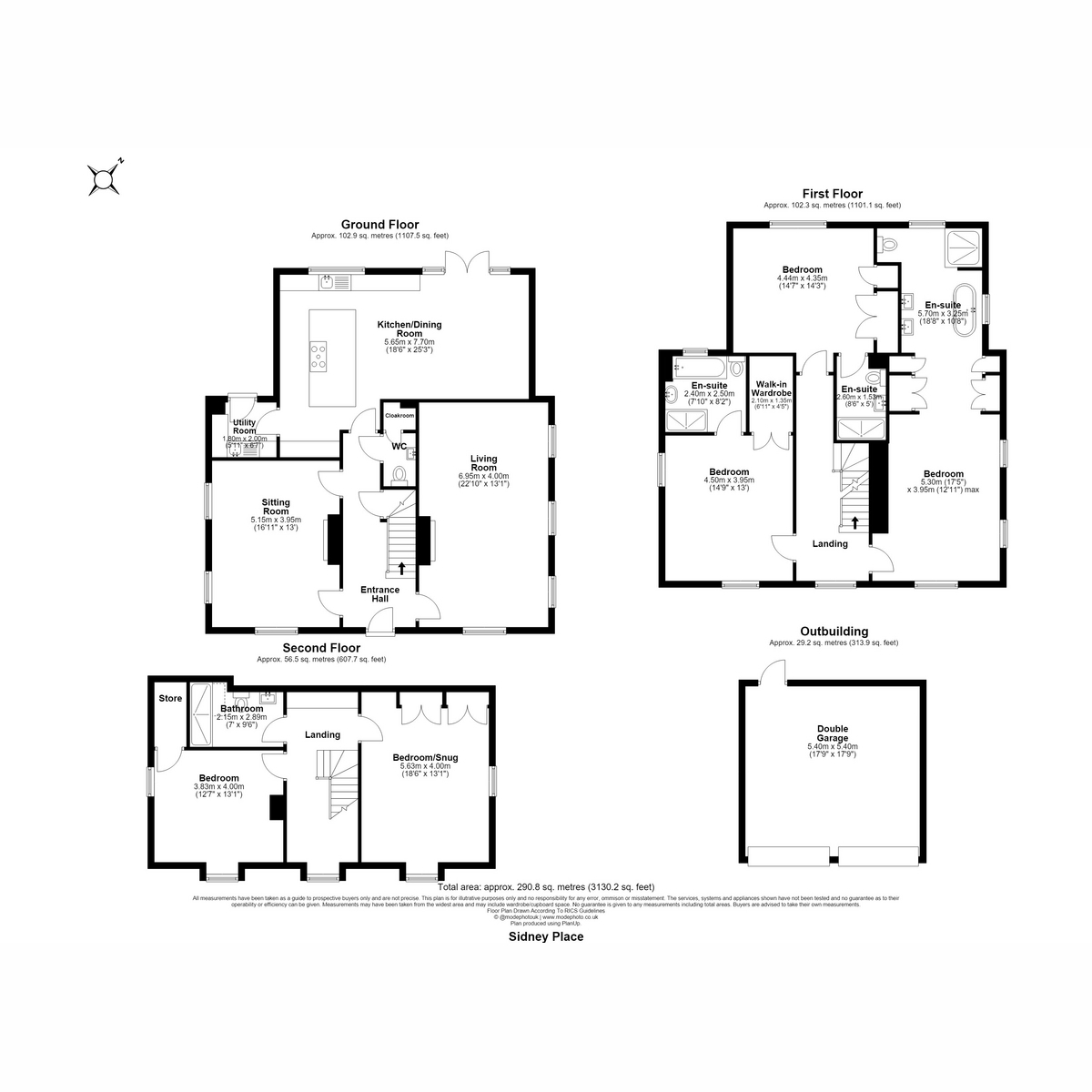 17, Sidney Place, Beaulieu Park floorplan