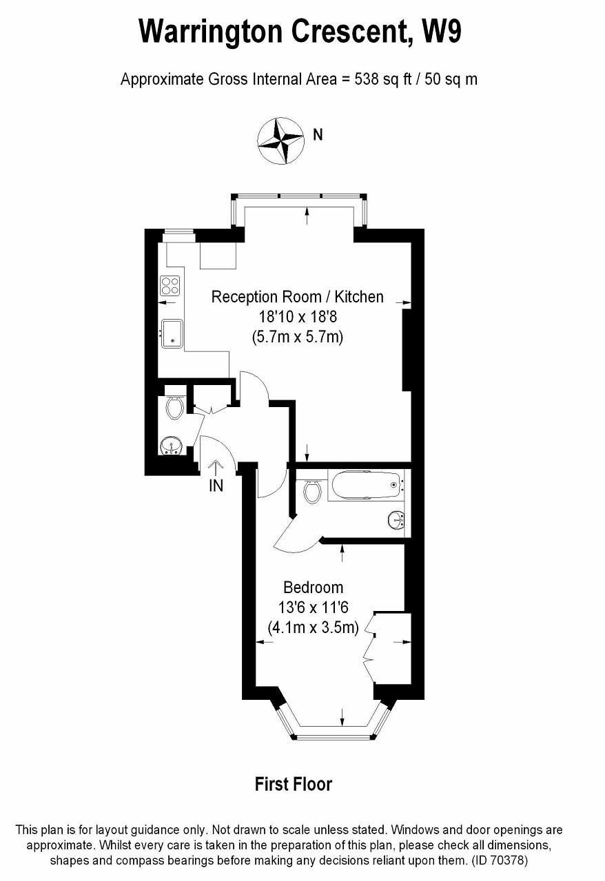 1 Bedrooms Flat to rent in Warrington Crescent, Little Venice, Maida Vale W9