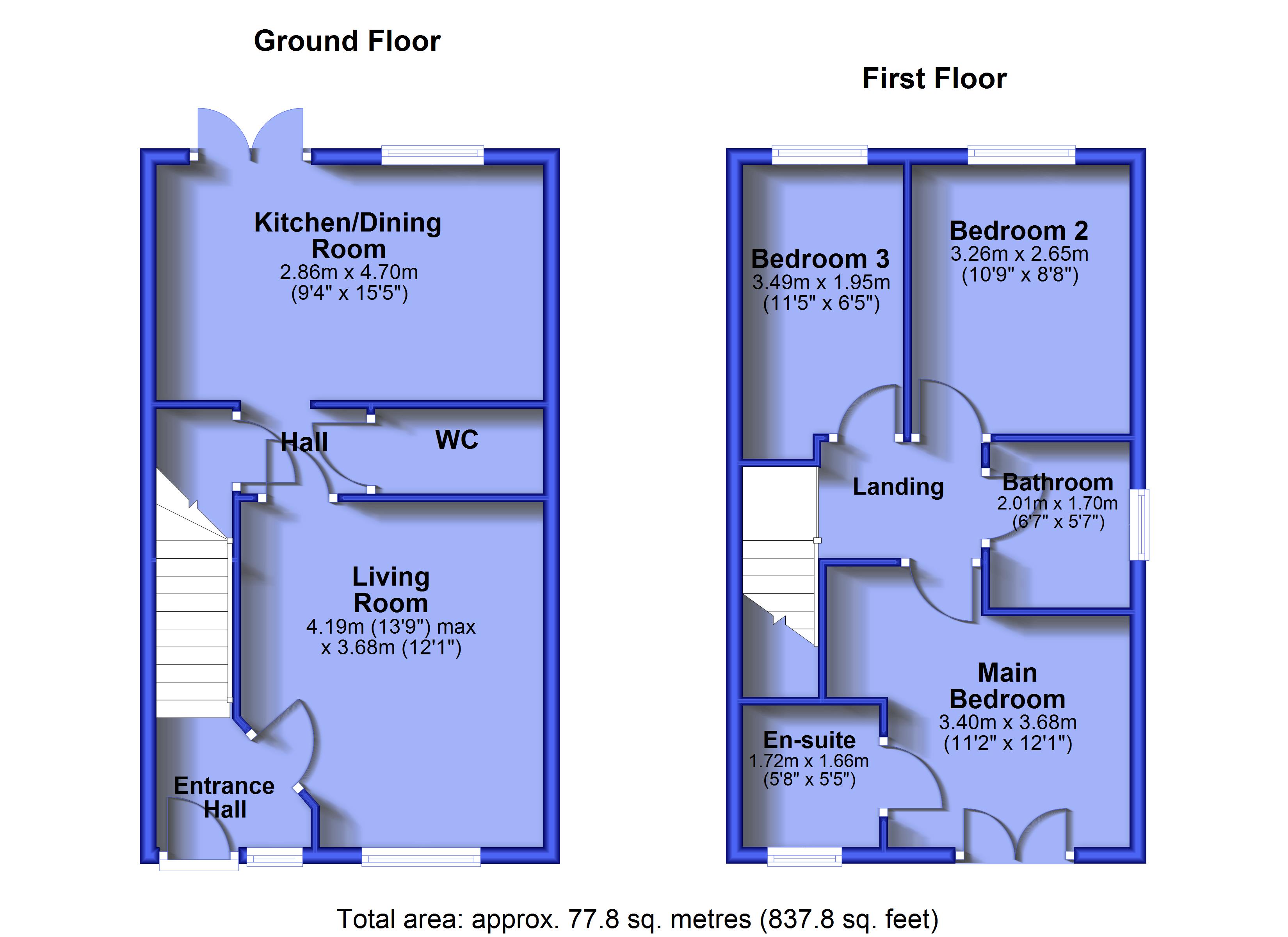 16, Barge Avenue, West Yorkshire floorplan