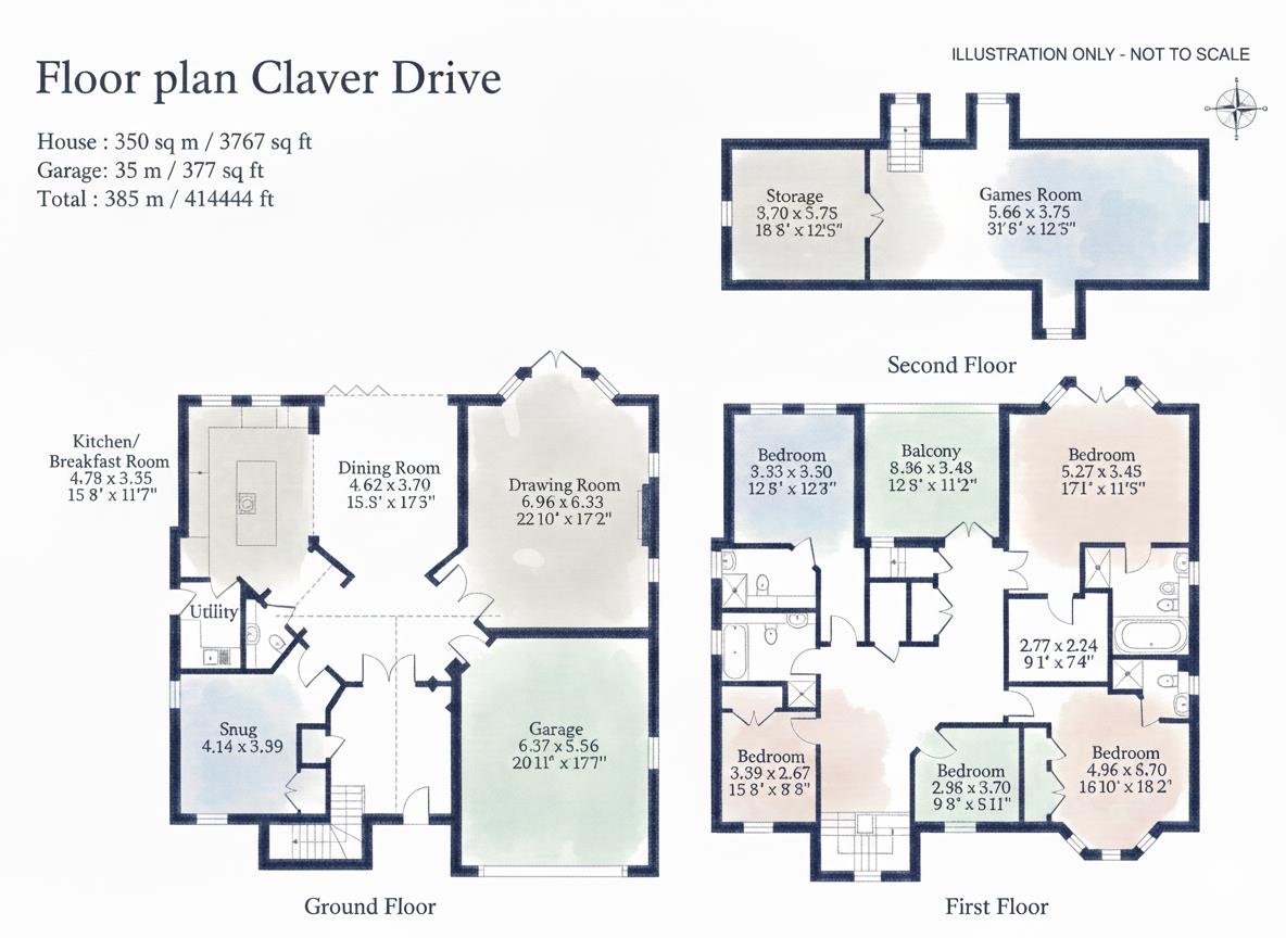 2, Claver Drive, Ascot floorplan