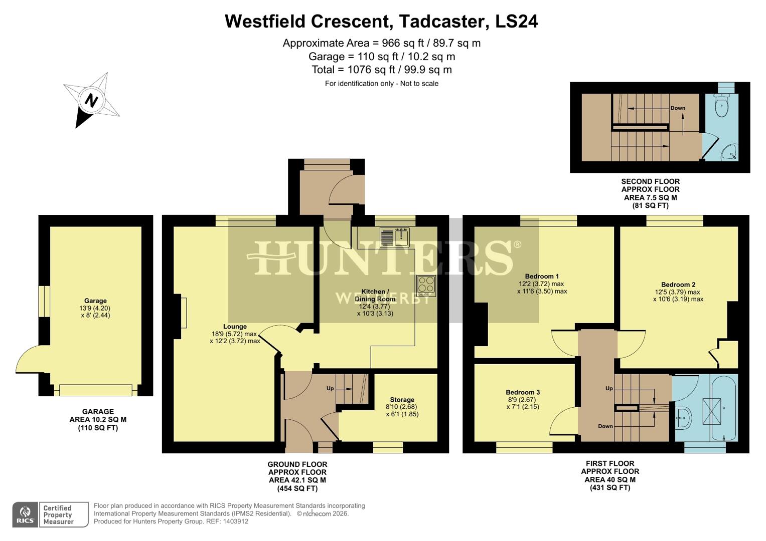 21, Westfield Crescent, Tadcaster floorplan