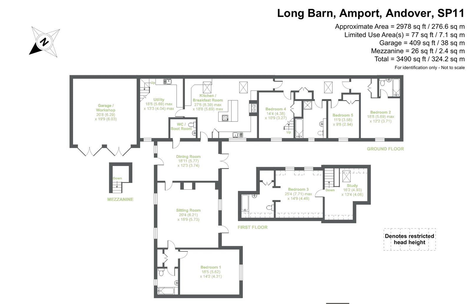 Long Barn,, Fox Farm, Andover floorplan