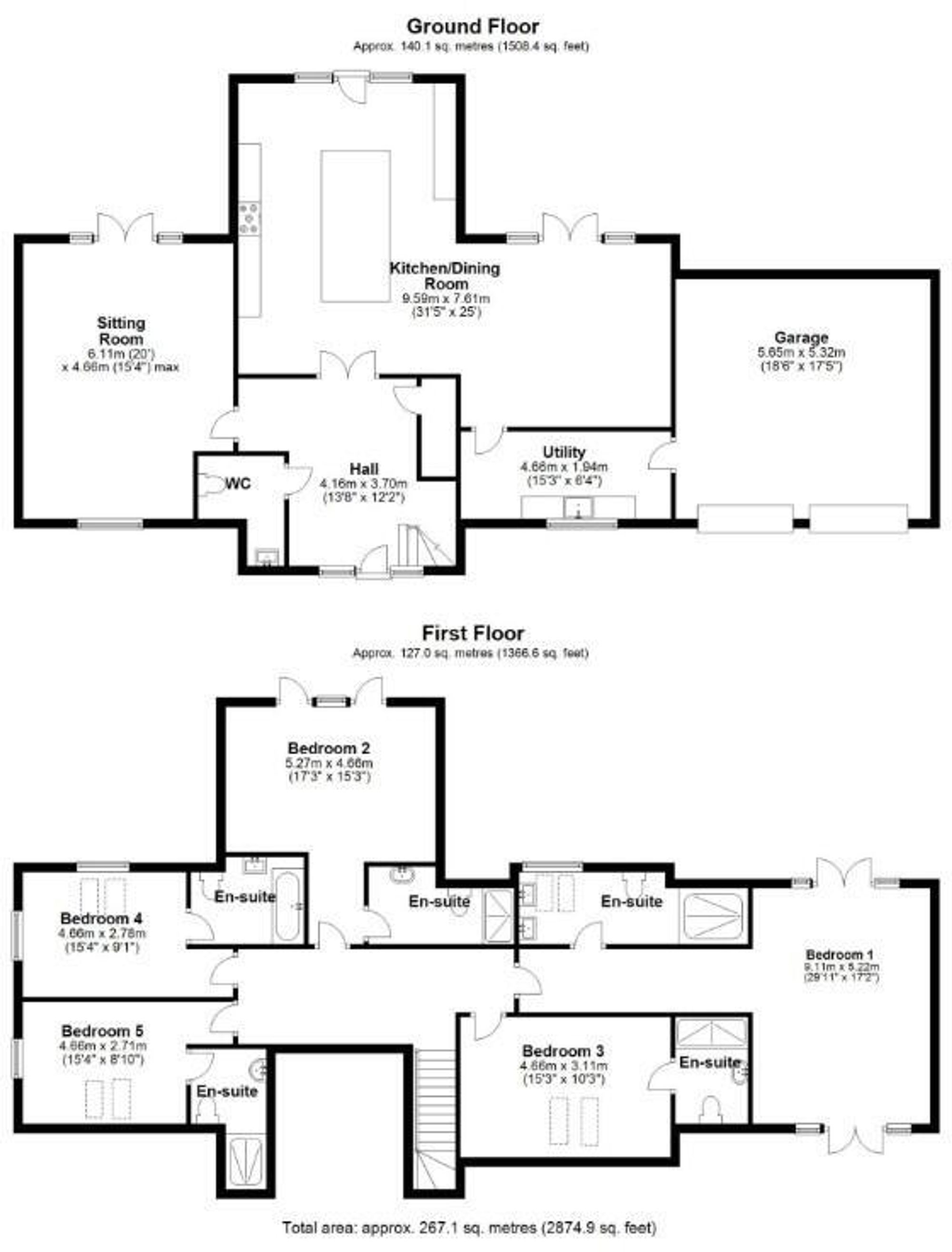3 Bonningtons Yard Station Road, Bishop's Stortford floorplan