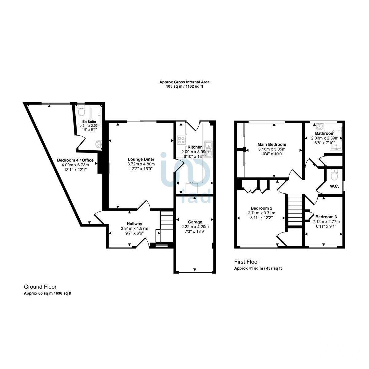 42, Heath Close, Walsall floorplan