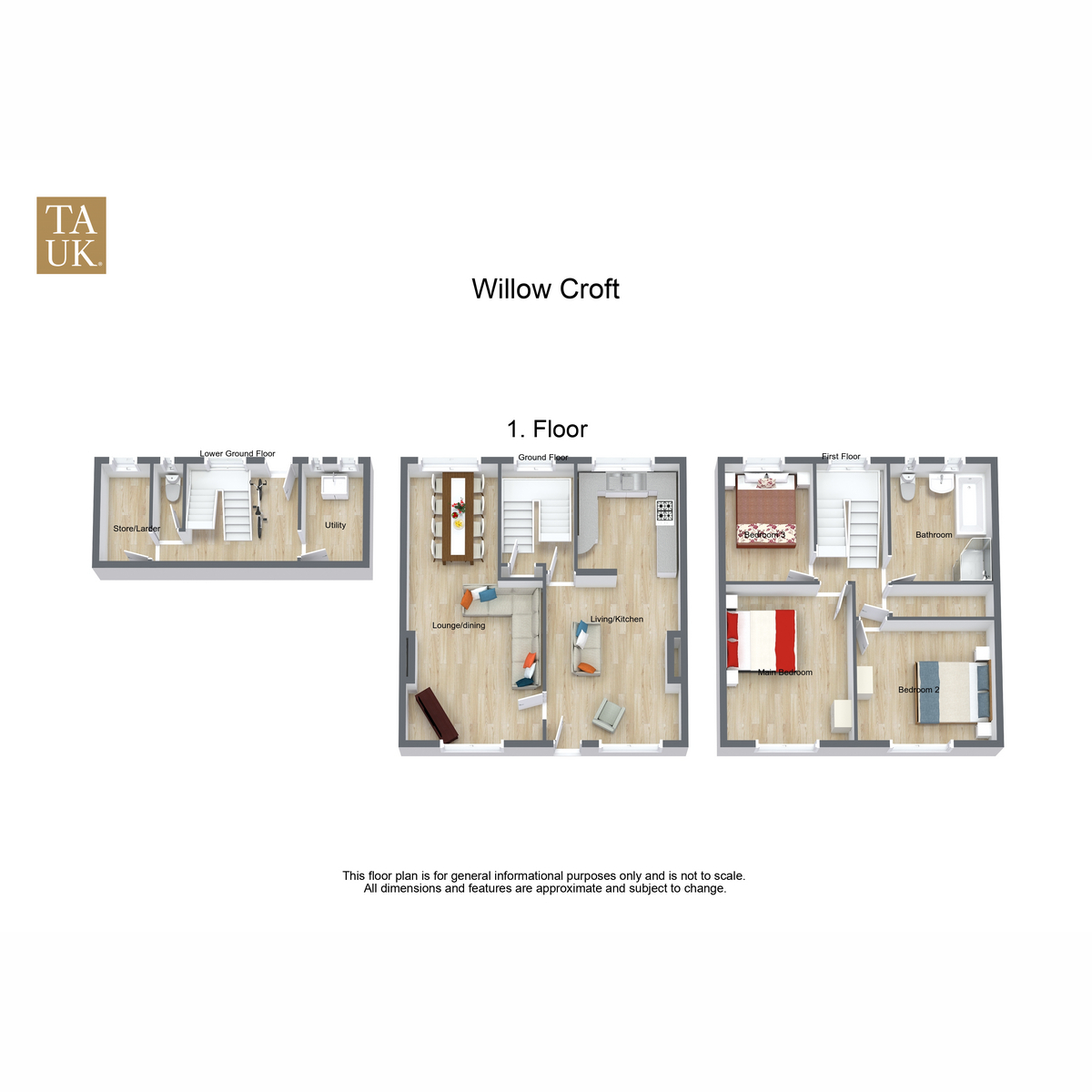 Willow Croft, Bridgehouse Gate, Pateley Bridge floorplan